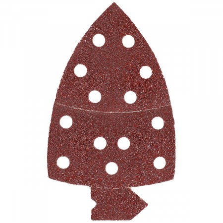 Promotii si oferte - Abraziv triunghular rosu, 105 x 150 x 150mm, 13 gauri, Grip, P120, 5 buc/pachet, Mirka