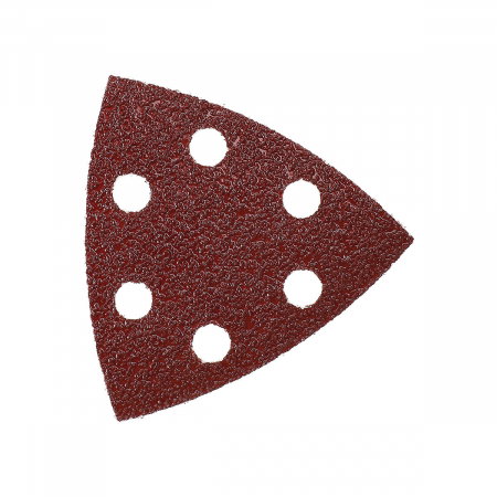 Promotii si oferte - Abraziv triunghular rosu, 93 x 93 x 93mm, 6 gauri, Grip, P5 bucati/pachet, Mirka
