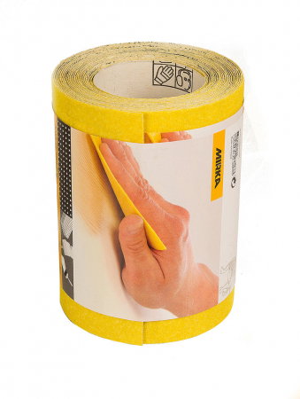 Abrazivi Mirka - Rola abraziva YELLOW BASIC, 115 mm X 5 m, RLL, P120, Mirka