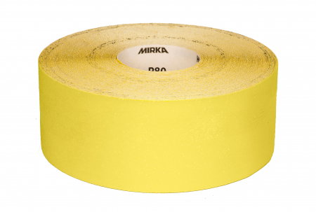 Abrazivi Mirka - Rola abraziva YELLOW BASIC, 115 mm X 50 m, RLL, P120, Mirka