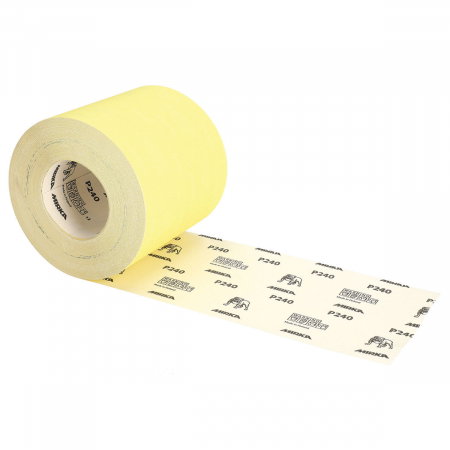 Abrazivi Mirka - Rola abraziva YELLOW BASIC, 150 mm X 50 m, RLL, P120, Mirka