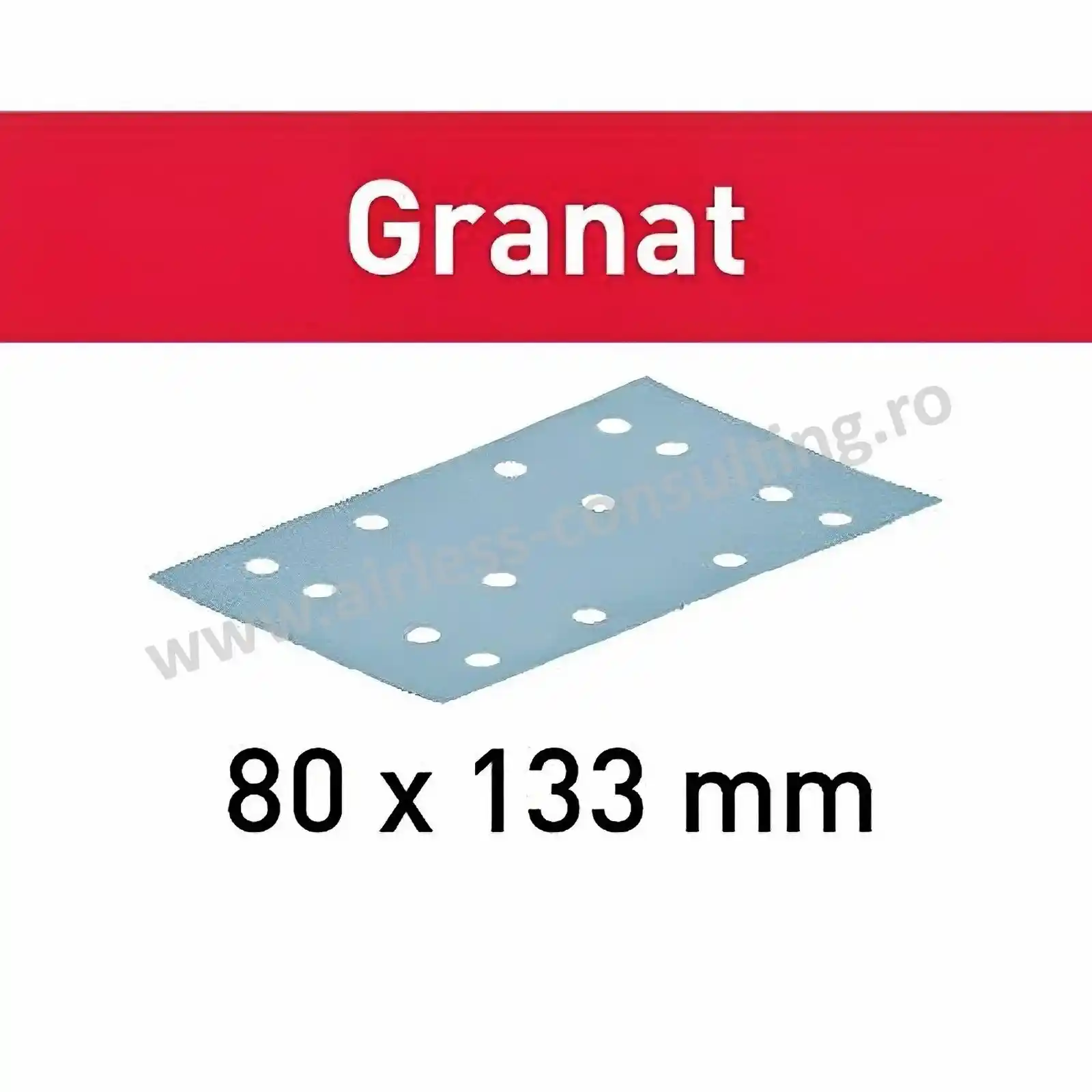 Unelte Profesionale Festool - Abrazive Granat, 80x133, P80, 10 buc/pachet, Festool