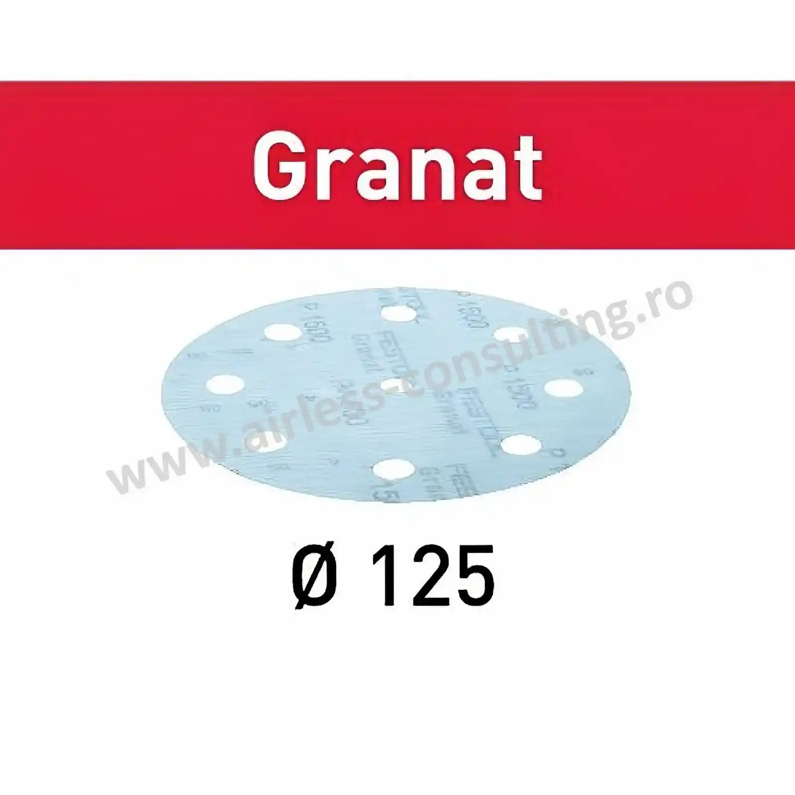 Unelte Profesionale Festool - Abrazive Granat, D125, P1500, 50 de bucati, Festool