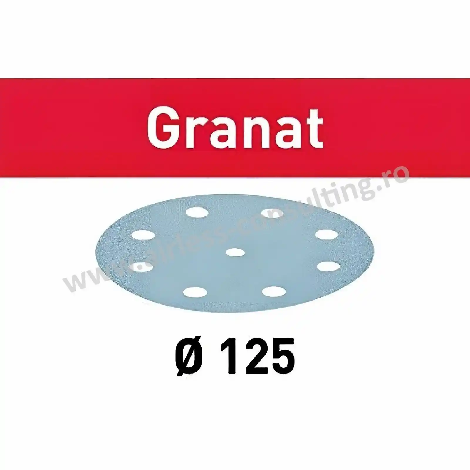 Promotii Unelte si accesorii de zugravit gletuit tencuit - Abrazive Granat, D125, P220, 100 de bucati, Festool