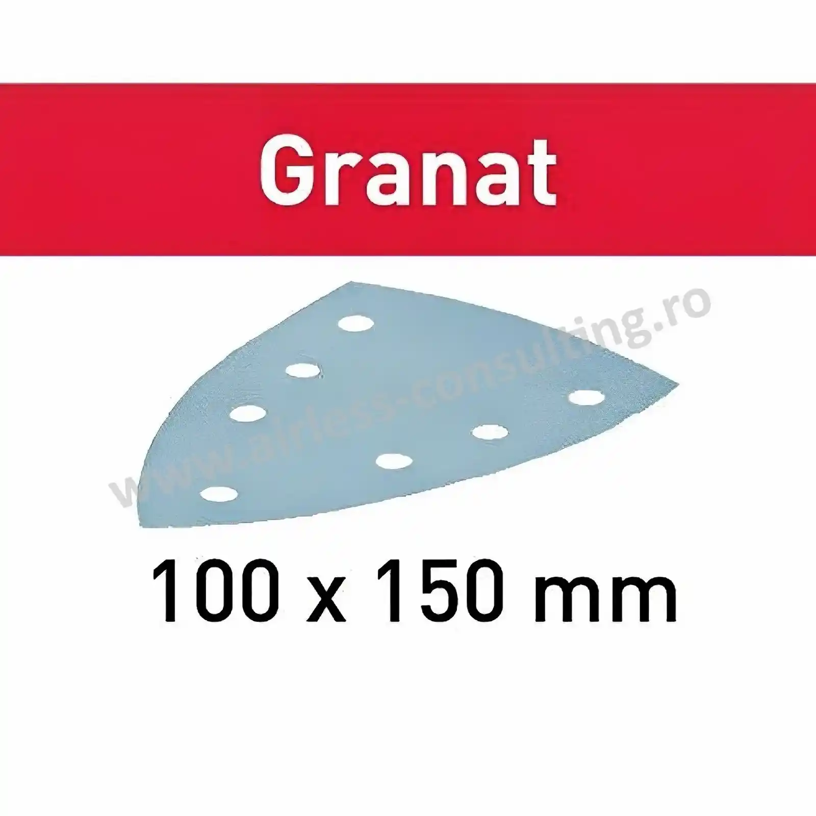 Unelte Profesionale Festool - Abrazive Granat Delta, P180, 100 de bucati, Festool