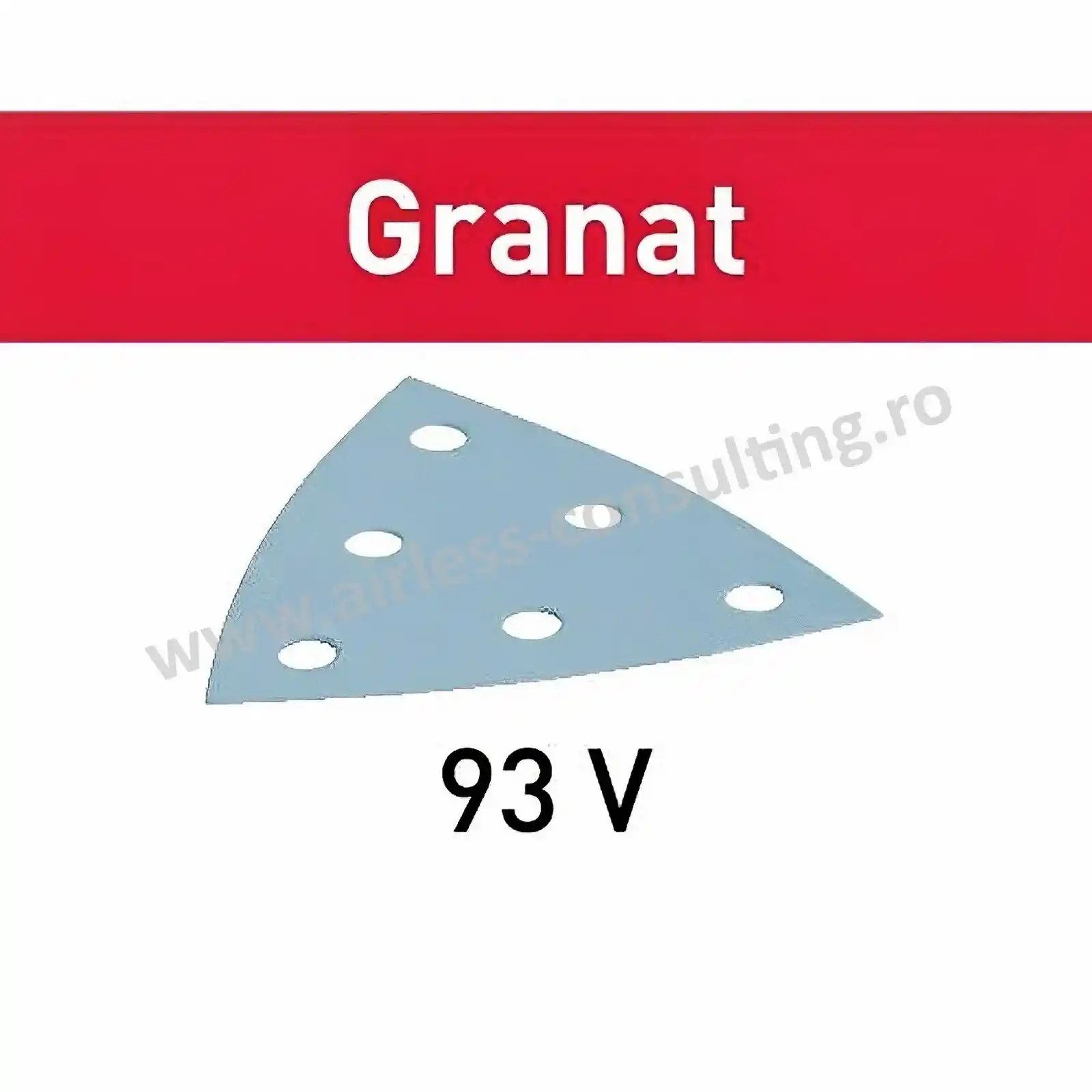 Disc slefuire pentru RO 90 DX, DX 93 şi RS 300, RS 3, LRS 93 - Abrazive Granat V93, P60, 50 de bucati, Festool