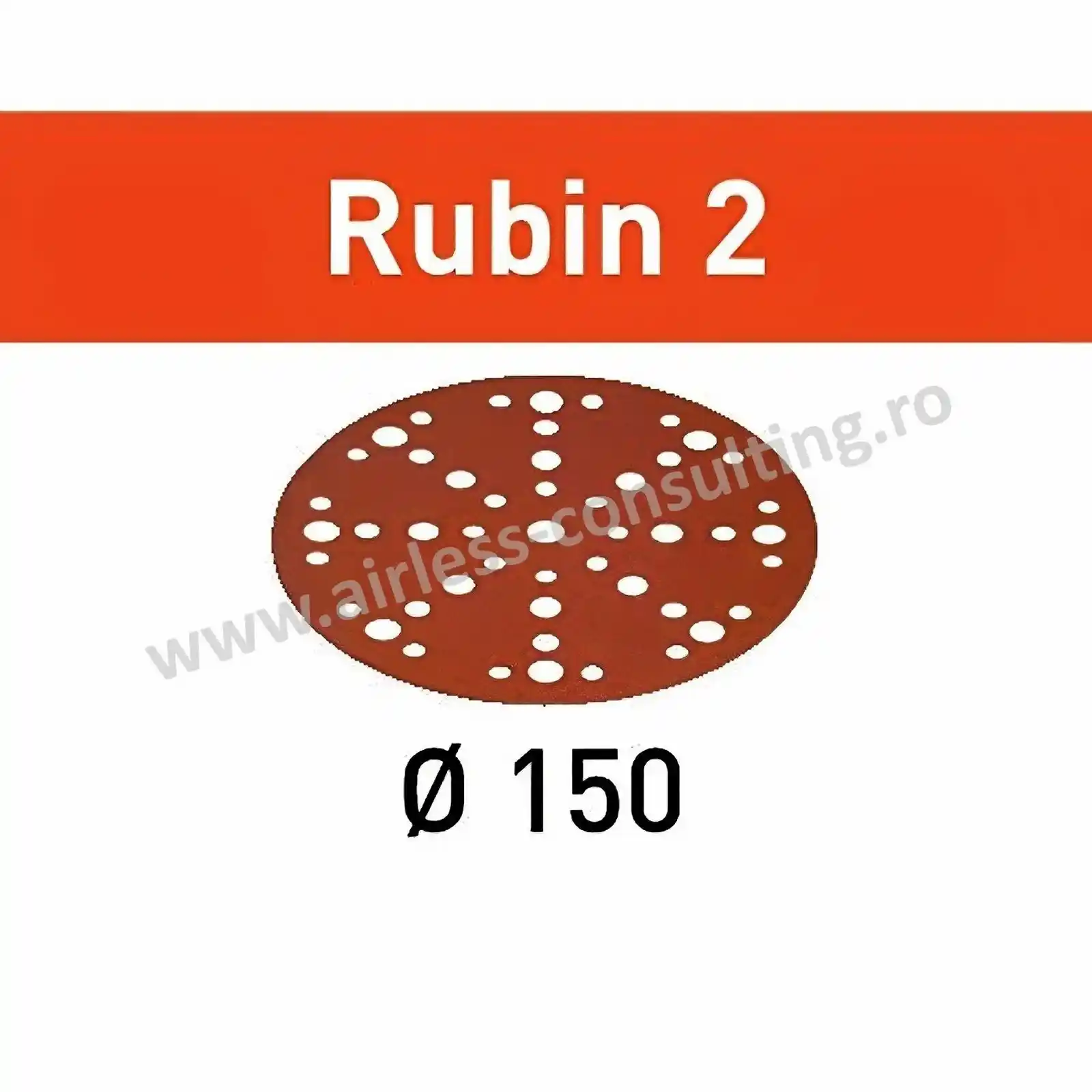 Unelte Profesionale Festool - Abrazive Rubin, 2 D150, P180 RU/50, Festool