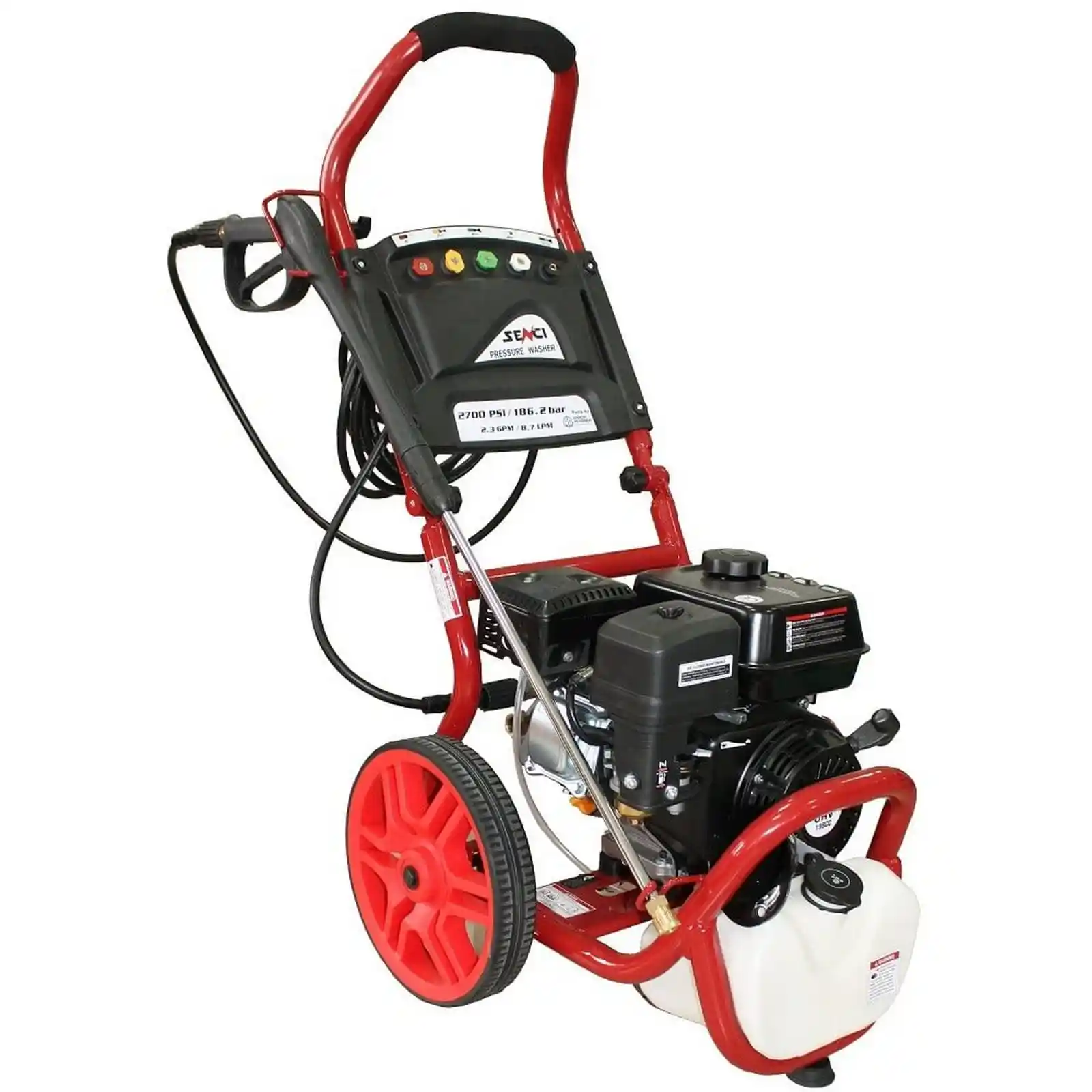 Utilaje profesionale constructii - Aparat de spalat cu presiune, SCPW2700, maxim 186bar, motor Senci 6.5cp