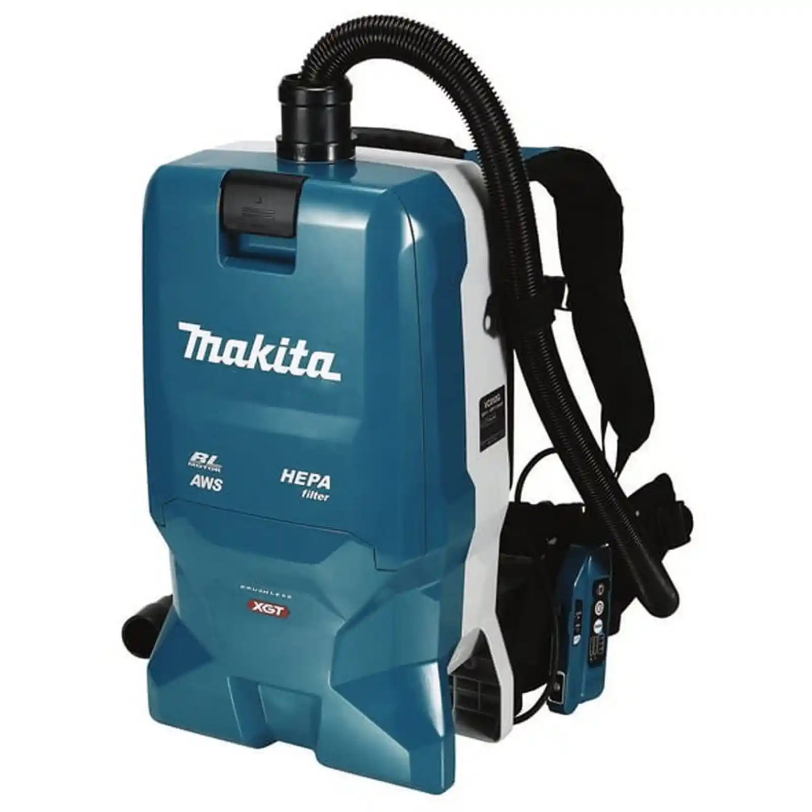 Unelte si scule Makita - Aspirator portabil tip rucsac XGT 40Vmax, 20 kPa, AWS, livrat fara acumulatori, Makita