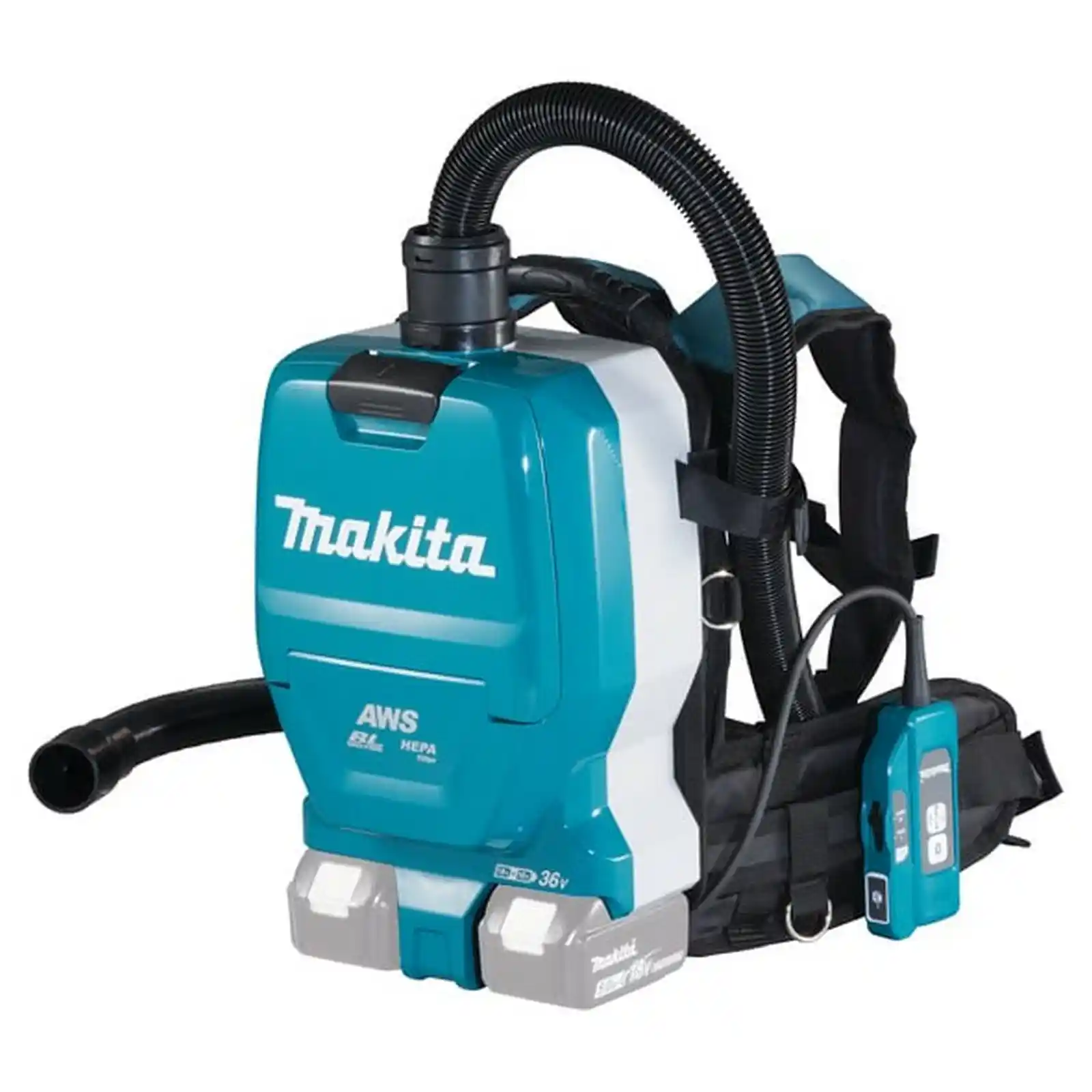 Unelte si scule Makita - Aspirator tip rucsac compatibil cu acumulatori Li-Ion LXT 18Vx2, Makita