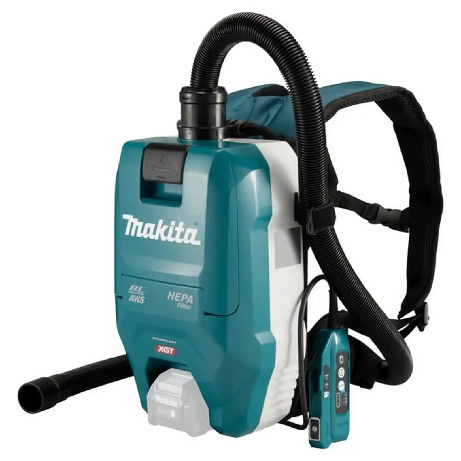 Unelte si scule Makita - Aspirator tip rucsac XGT 40Vmax, 2 L, fara acumulatori, Makita