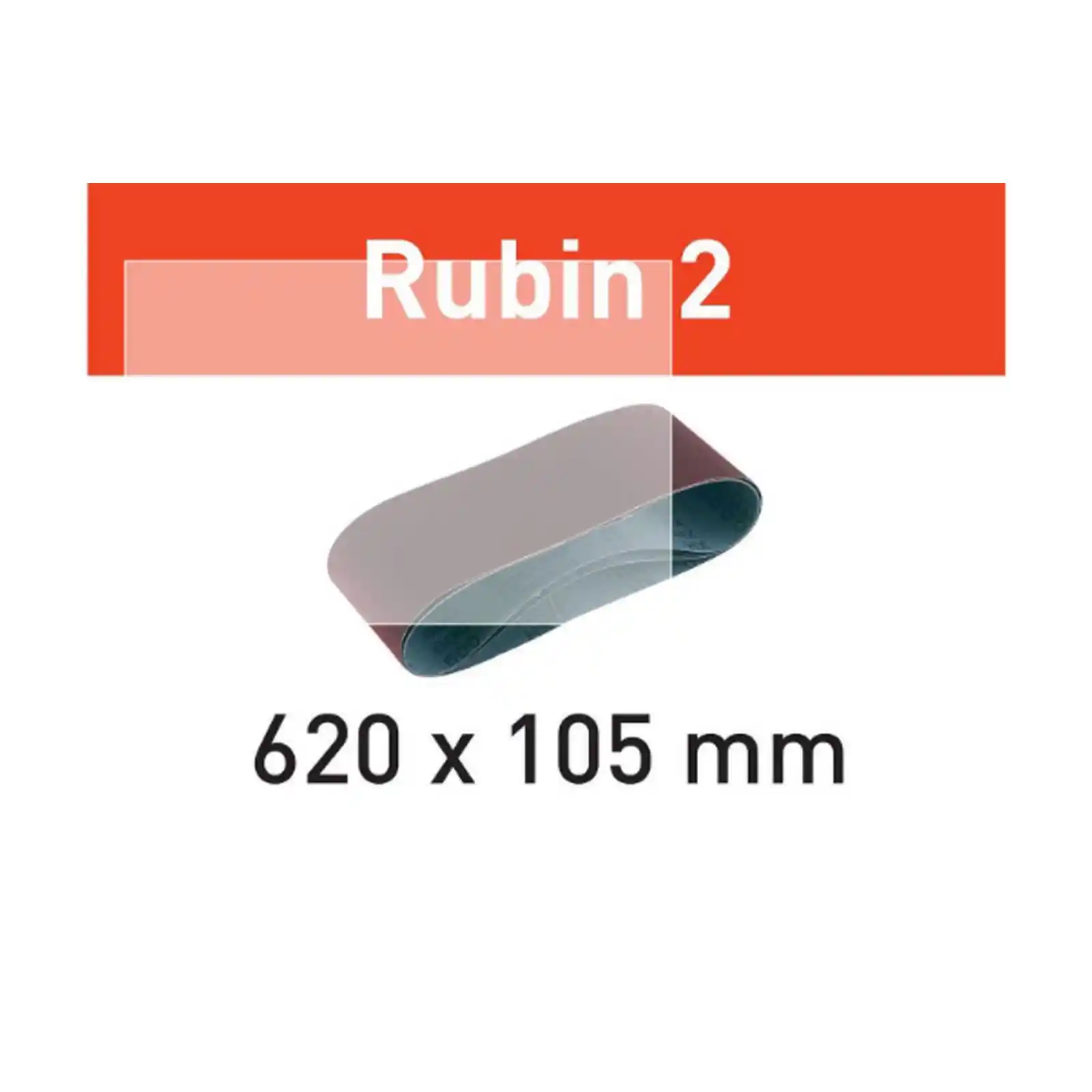 Unelte Profesionale Festool - Banda abraziva Rubin 2, L620x105, P80 RU/10, Festool