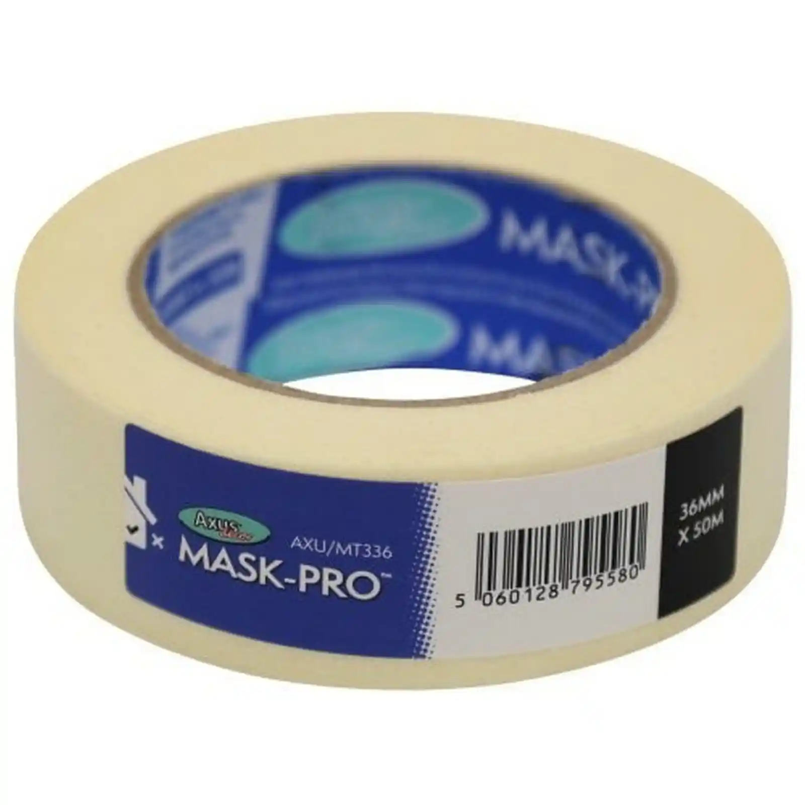 Accesorii si unelte de zugravit, gletuit - Banda de Mascare Mask-Pro, 36 mm x 50 m, Axus
