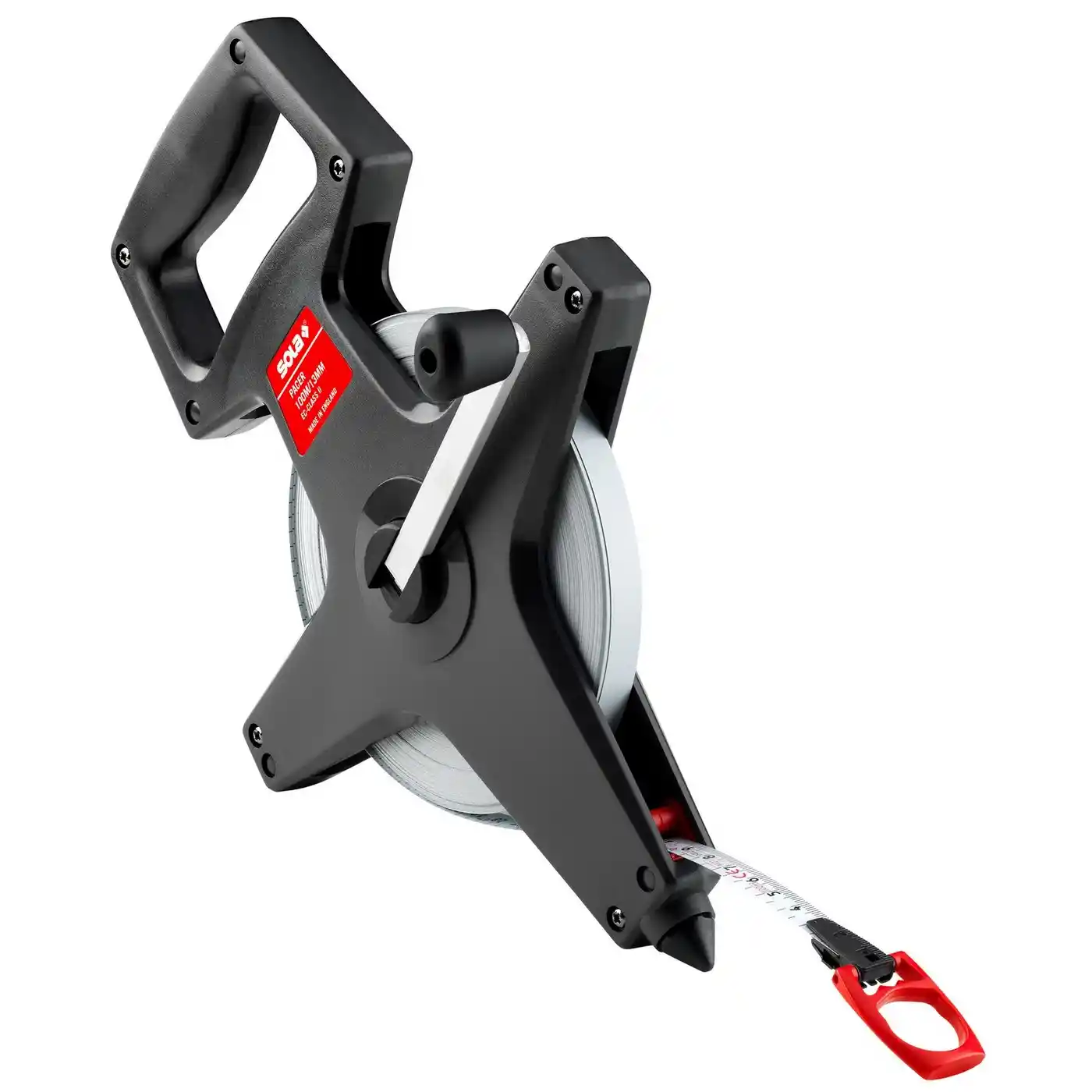 Accesorii si unelte de zugravit, gletuit - Banda de masurat, Pacer PR 100 m/B, SOLA