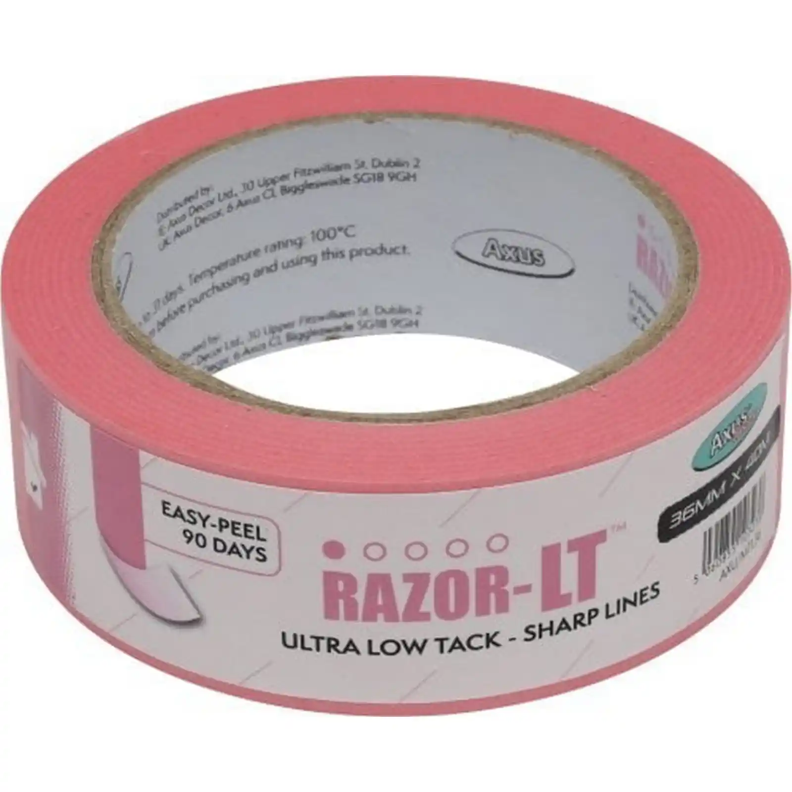 Promotii si oferte - Banda Razor-LT pentru linii precise, Adezivitate Ultra Scazuta, 36 mm x 40 m, Axus