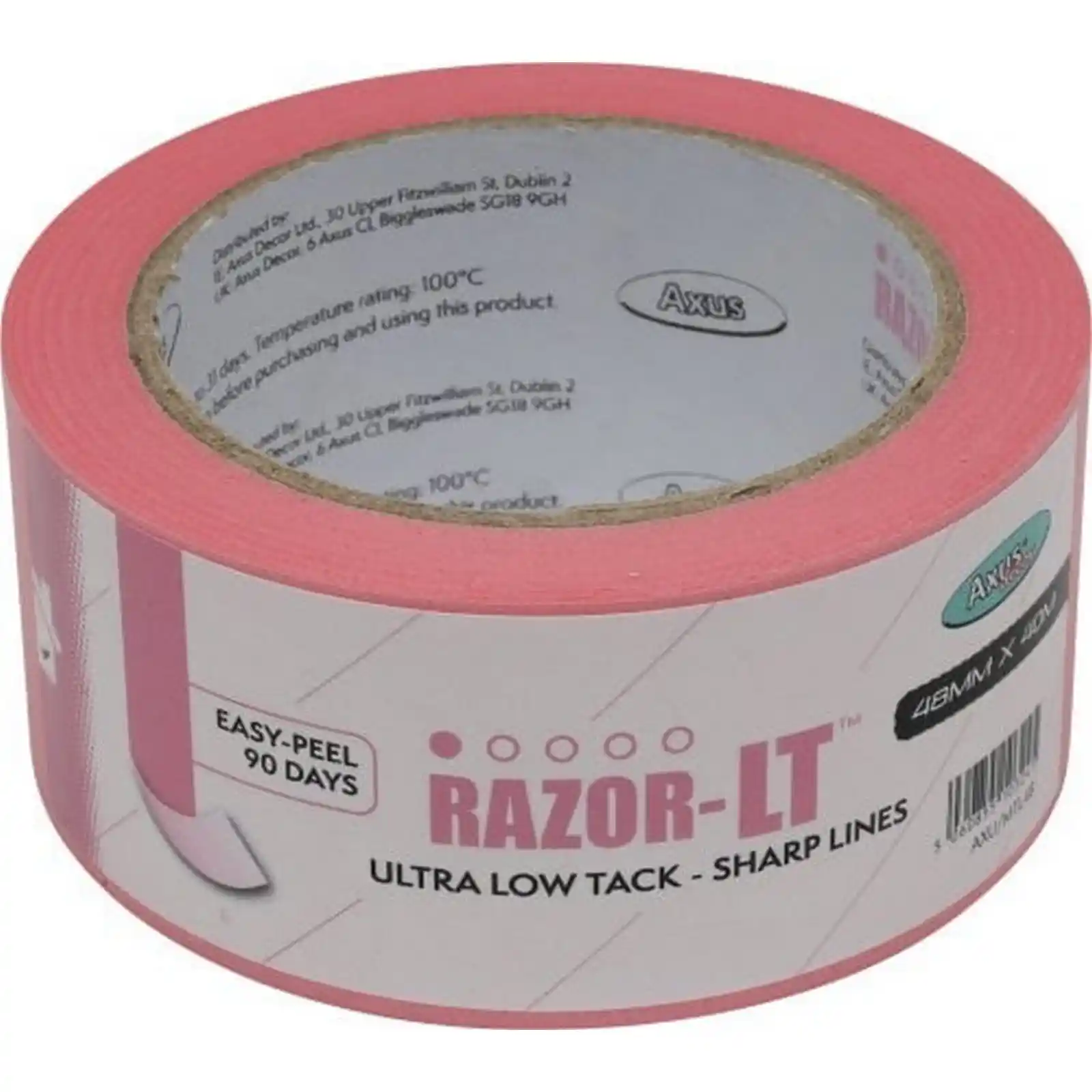 Mascare si Protectie - Banda Razor-LT pentru linii precise, Adezivitate Ultra Scazuta, 48 mm x 40 m, Axus