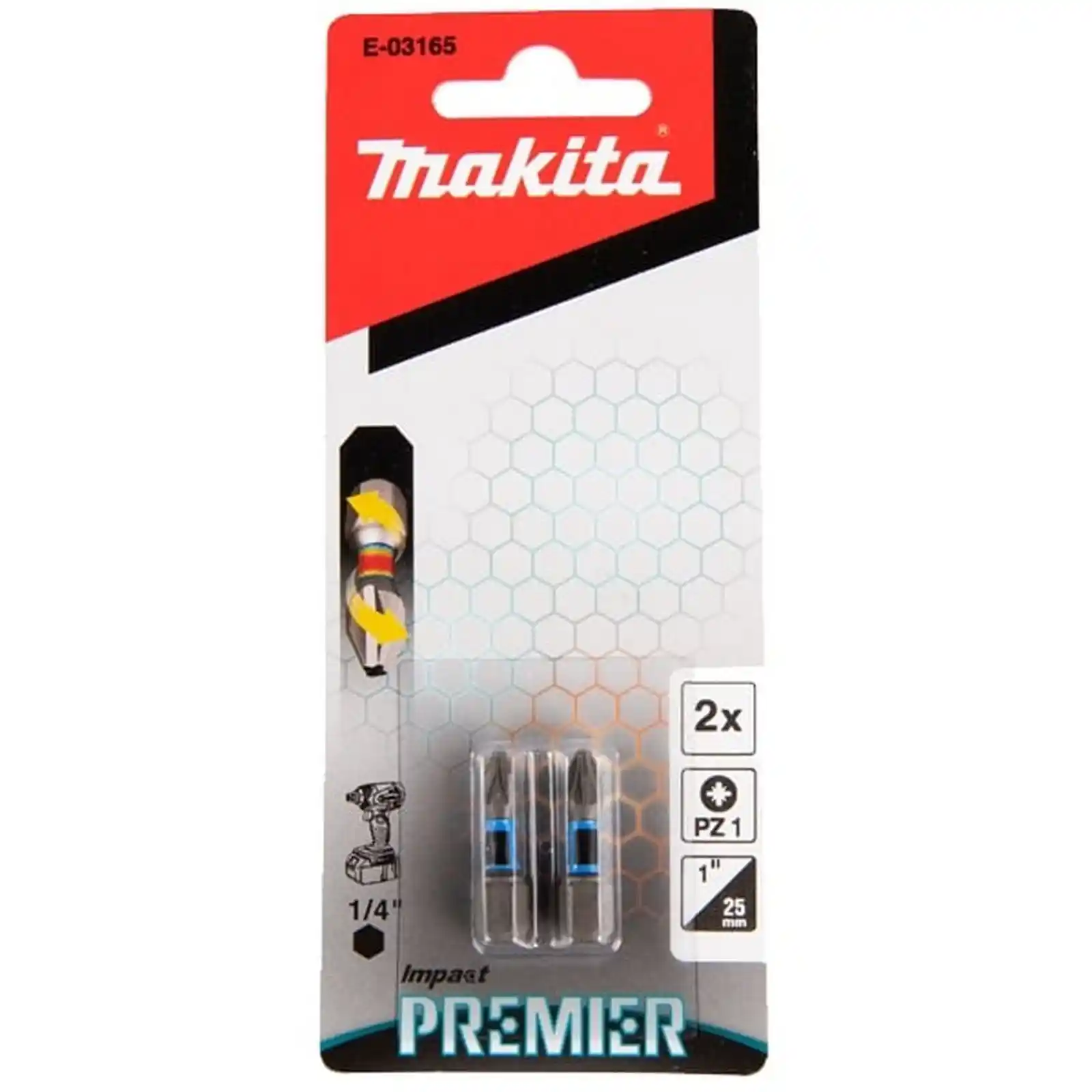 Accesorii Makita - BIT IMPACT PREMIER(C-FORM) PZ1-25MM 2BUC, Makita