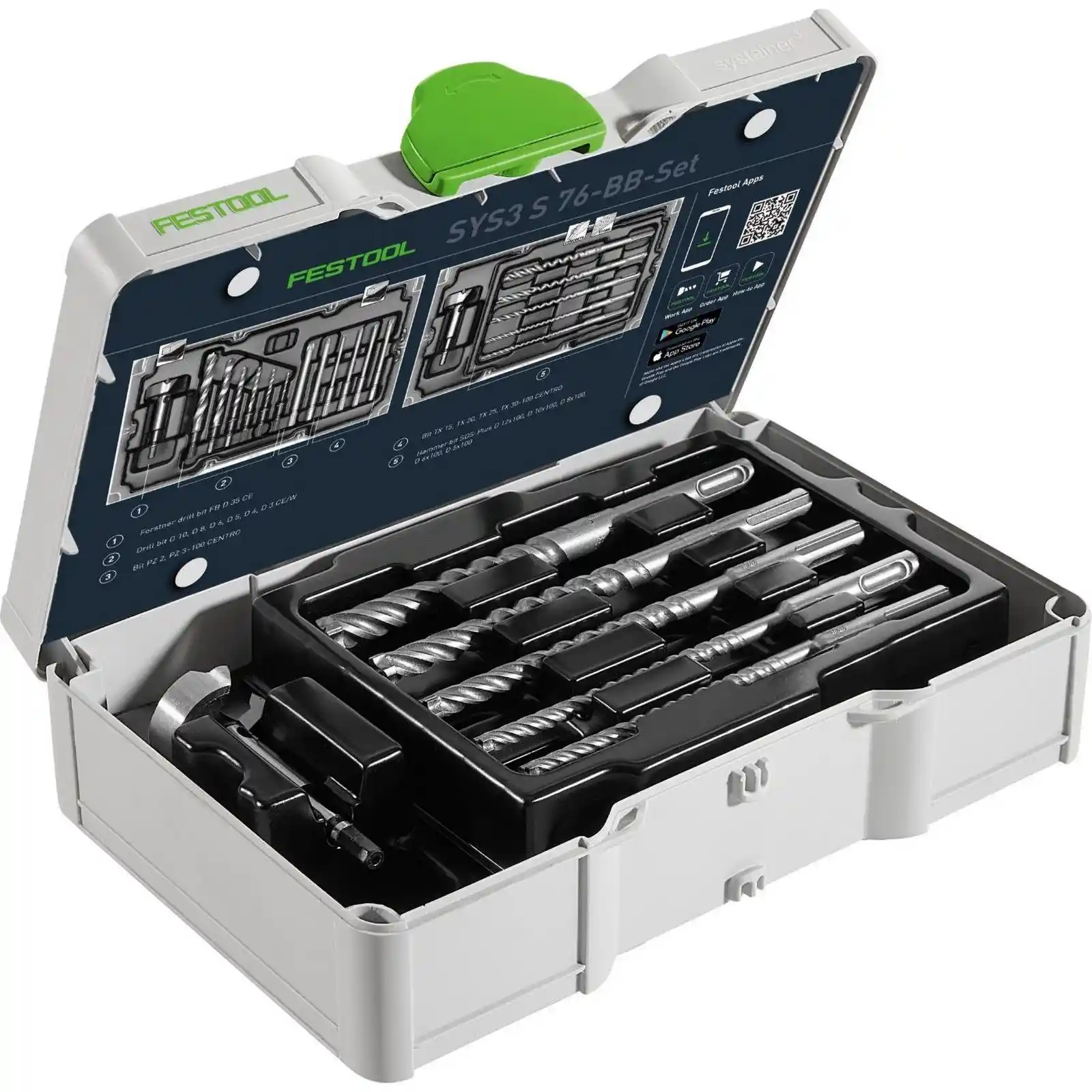Bit si set de capete de burghiu SYS3 S 76-BB-Set, Festool [2]