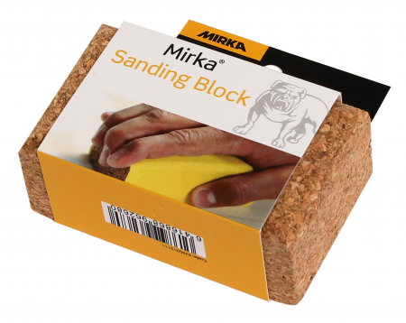 Unelte de slefuit manual Mirka - Bloc de slefuire din pluta, 100x60x40mm Mirka