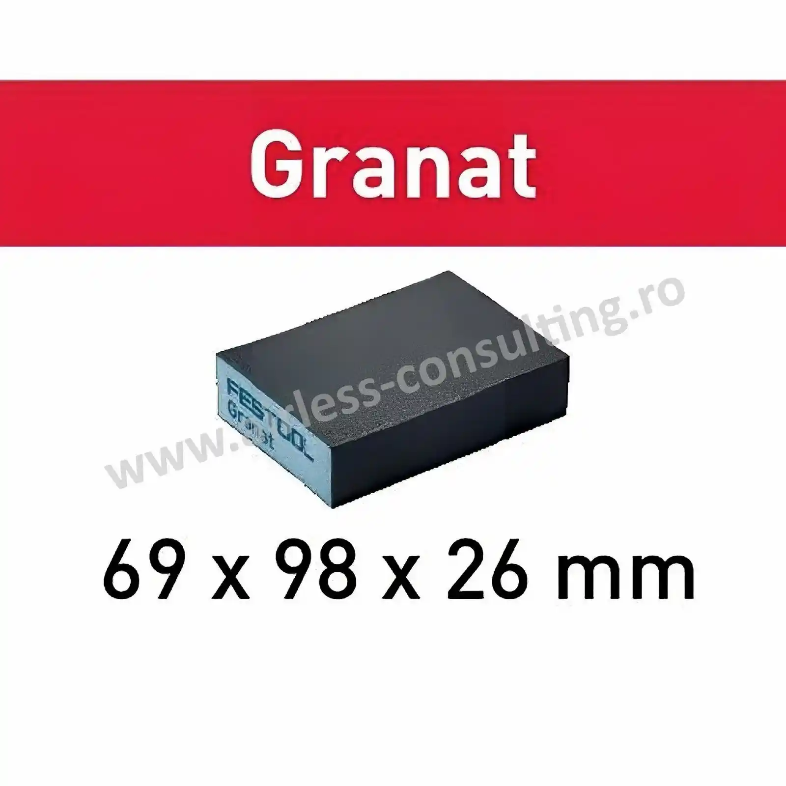 Unelte Profesionale Festool - Bloc de slefuire Granat, 69x98x26 60 GR/6, Festool