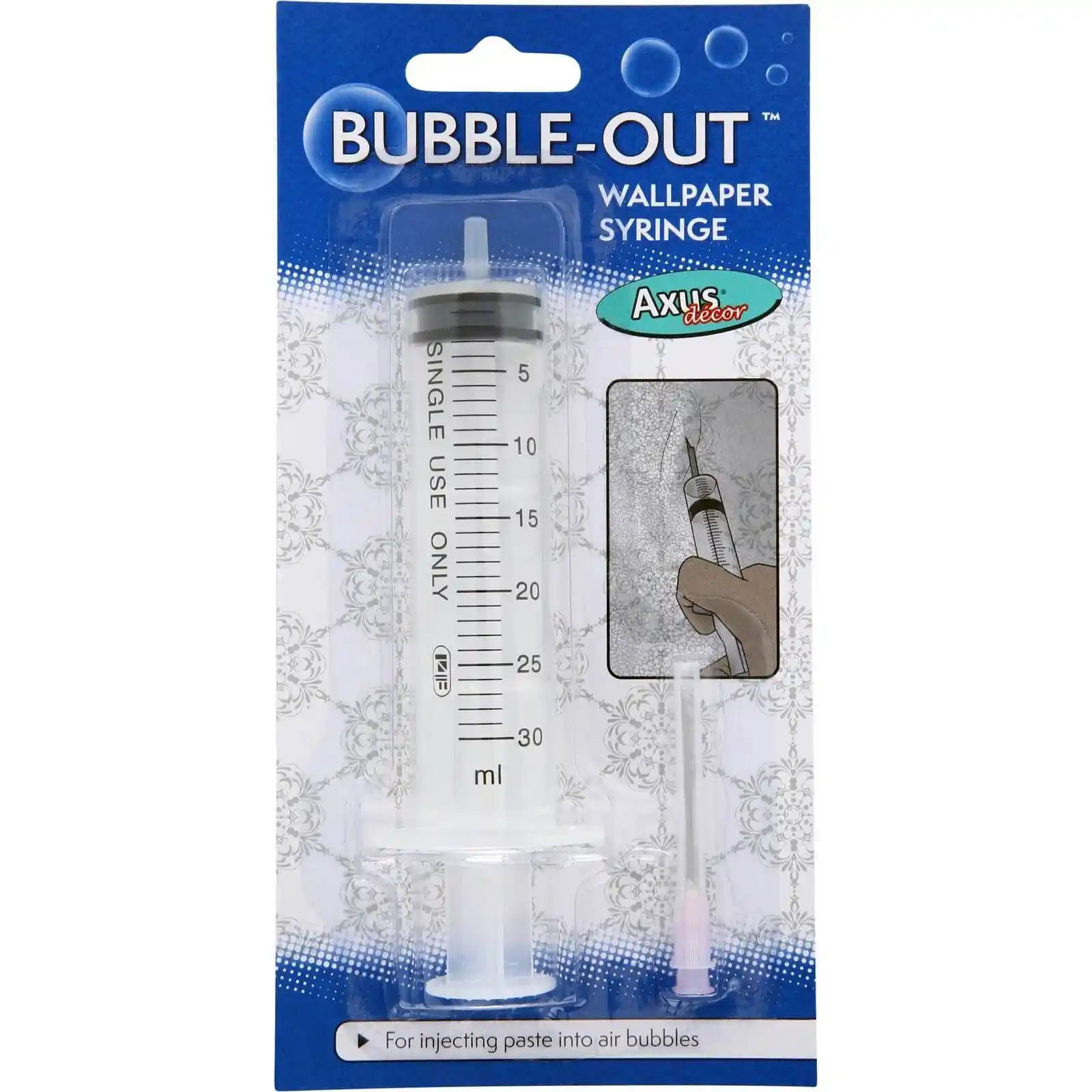 Accesorii si unelte de zugravit, gletuit - Bubble Out Siringa Pentru Tapet