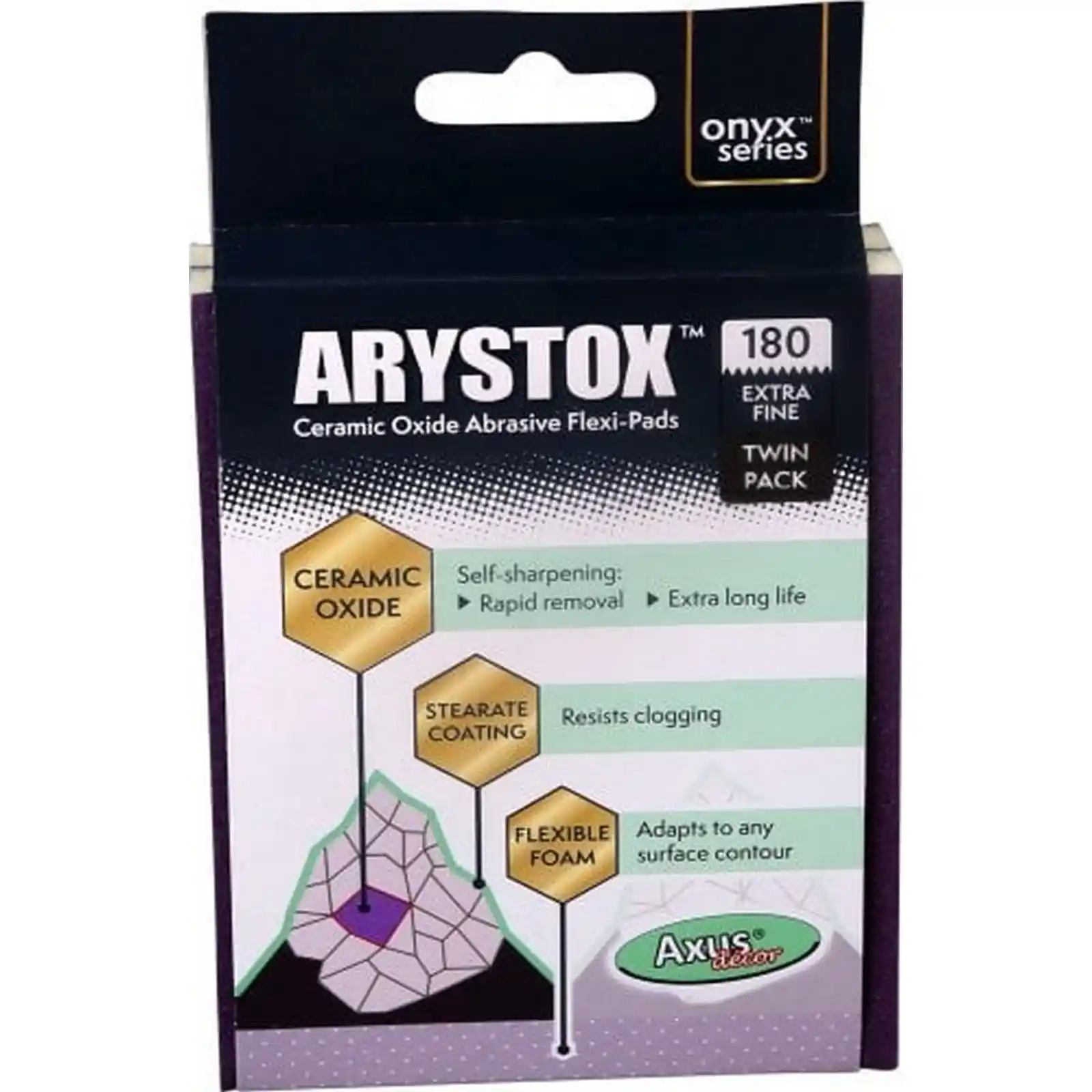 Promotii si oferte - Bureti abrazivi Arystox Flexi-Pads, P180, Pachet dublu, Axus