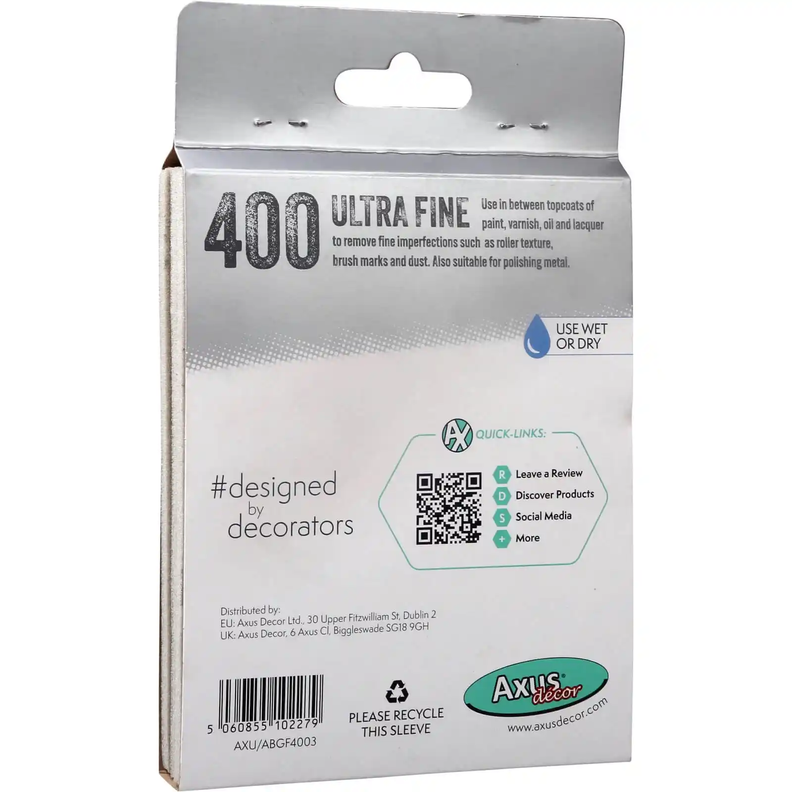 Promotii si oferte - Bureti abrazivi subtiri S-Finish, ultra-fin, Pachet triplu, Axus
