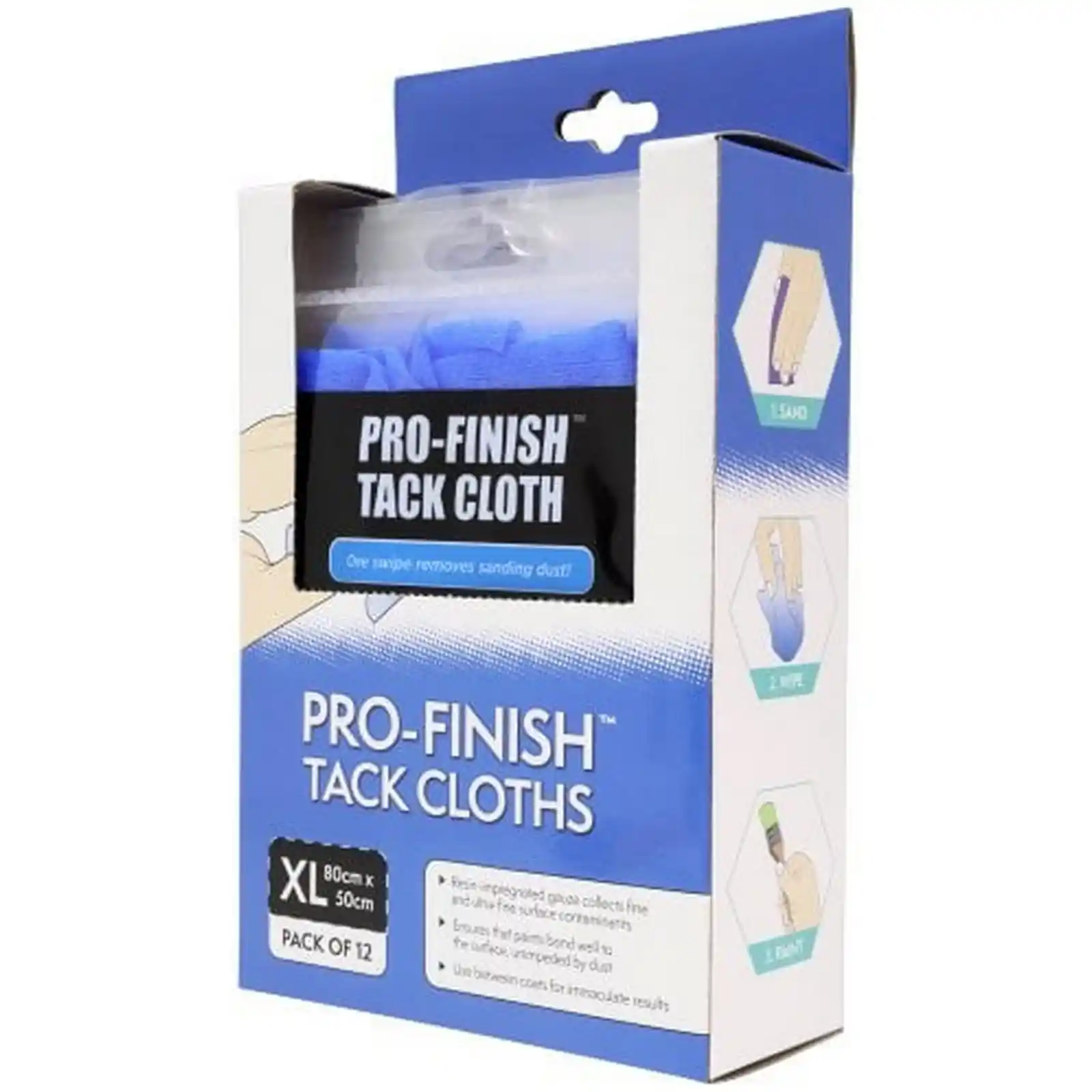 Produse de intretinere pompe - Carpa adeziva Pro-Finish, 80 cm x 50 cm; Cutie de 12, Axus