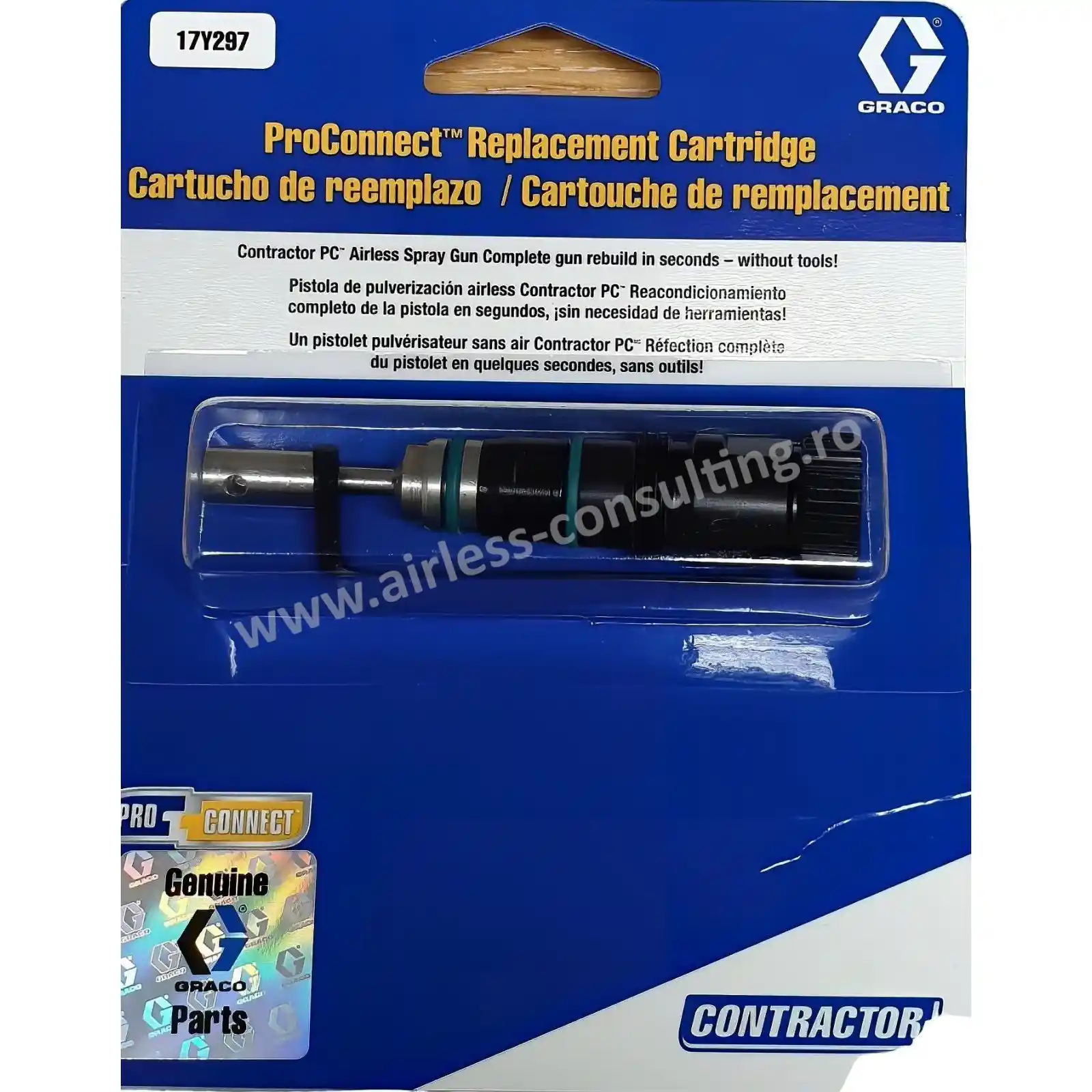 Cartus pentru pistolul airless, Graco, Contractor PC ProConnect [2]
