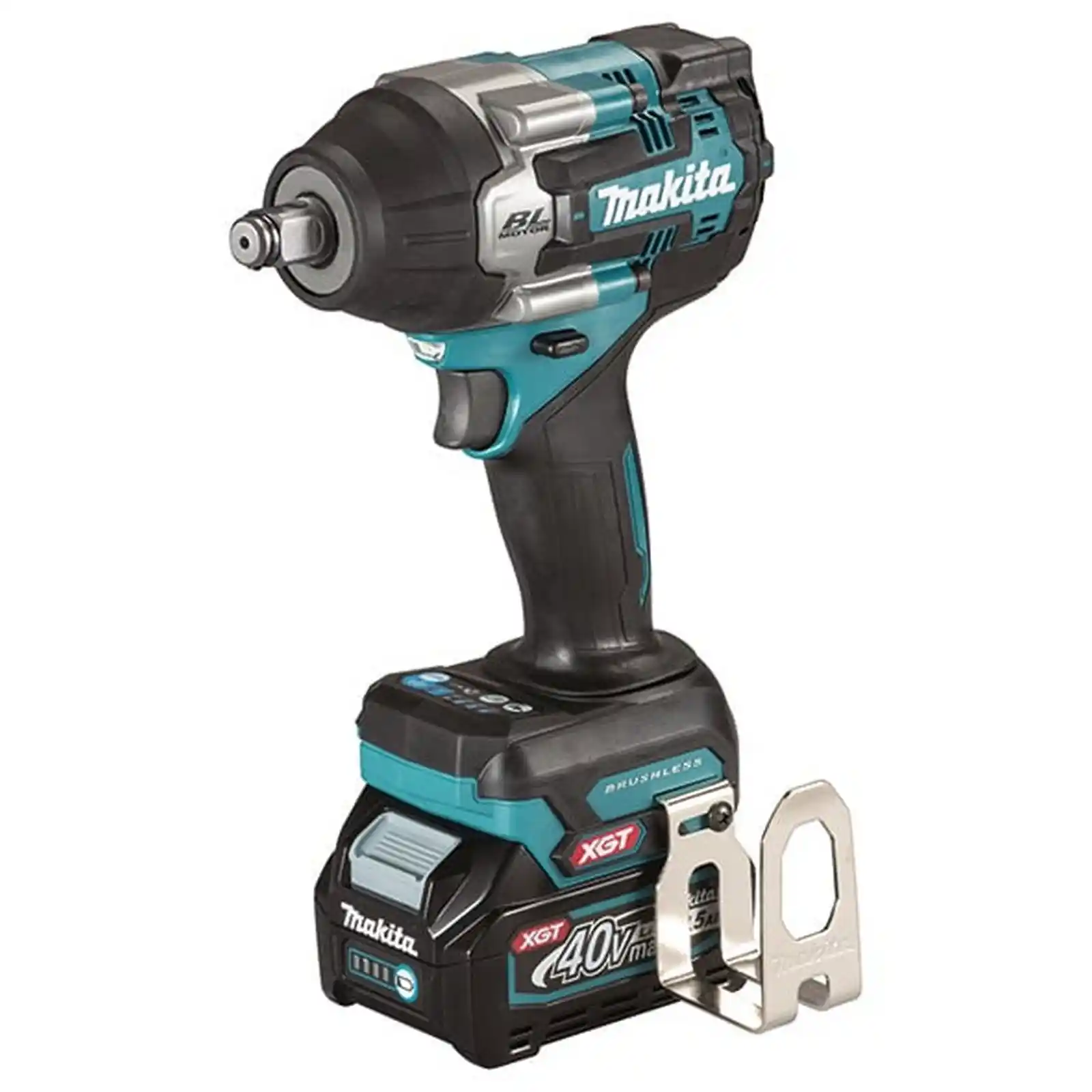 Unelte si scule Makita - Cheie de strans cu impact XGT 40Vmax, 760 Nm, livrata cu 2 acumulatori 2,5Ah, Makita