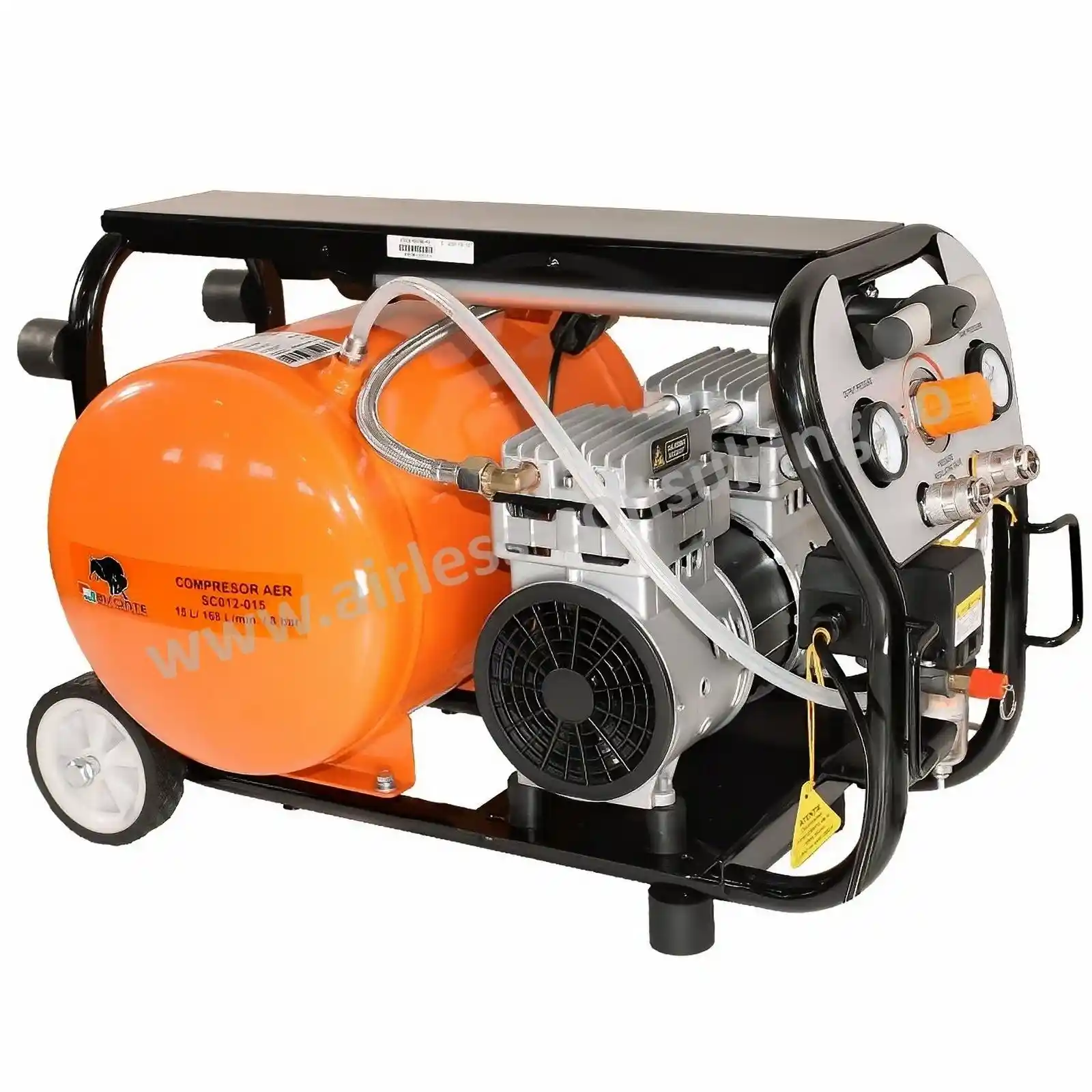 Utilaje profesionale constructii - Compresor aer cu piston, SC012 015, fara ulei, debit aer 168 l/min, 8 bar, 230V