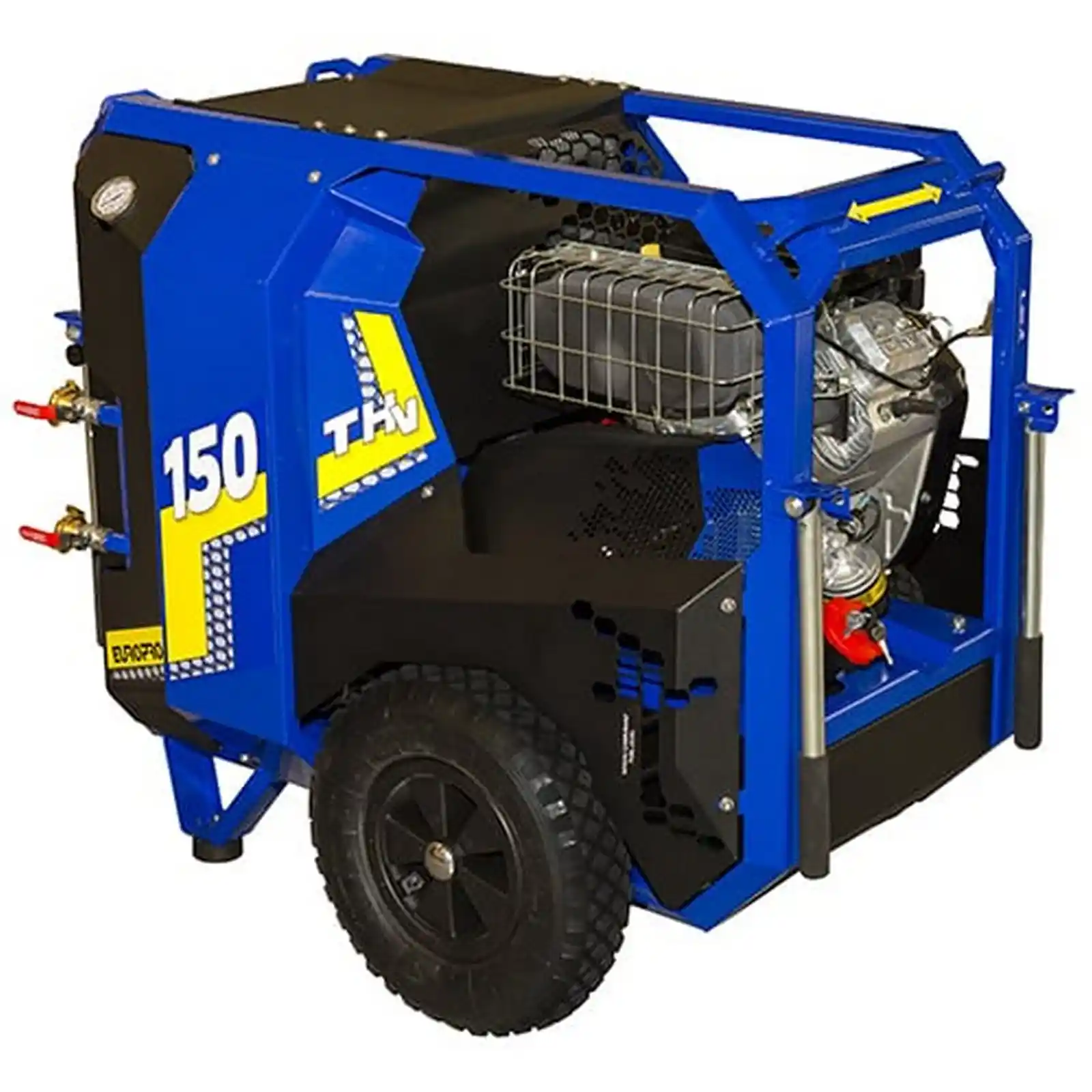 Utilaje profesionale constructii - Compresor cu surub EUROPRO 150 TH, HONDA 13 hp, 2000 L/min, benzina, 6 bar