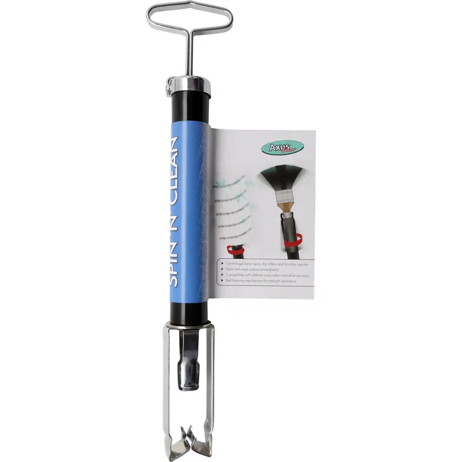 Accesorii si unelte de zugravit, gletuit - Curatator Spin'N'Clean pentru pensule si role, Pentru role de miez de 44 mm, Axus