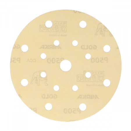 Abrazivi Mirka - Disc abraziv GOLD, 150mm, Grip 17H FTO, P120, 100 buc/pachet, Mirka