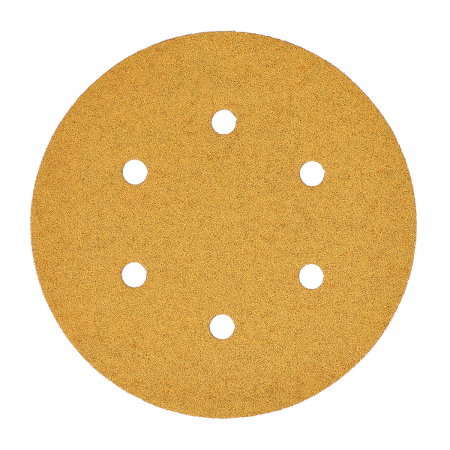 Abrazivi Mirka - Disc abraziv GOLD, 150mm, PSA 6H, P120, 100 buc/pachet, Mirka
