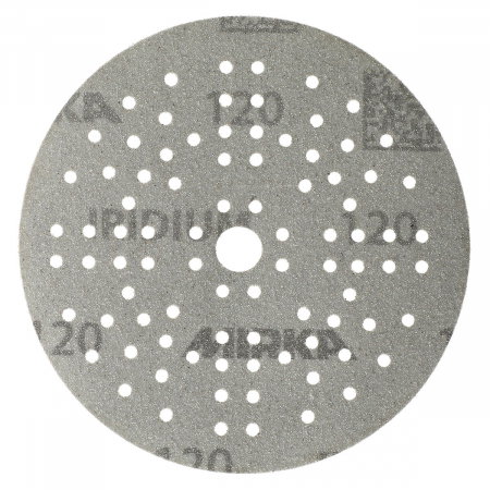 Abrazivi Mirka - Disc abraziv IRIDIUM, 125mm, Grip 89H, P120, 10 buc/pachet, Mirka