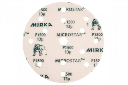 Abrazivi Mirka - Disc abraziv MICROSTAR, 150mm, Grip 15H, P800, 50 buc/pachet, Mirka