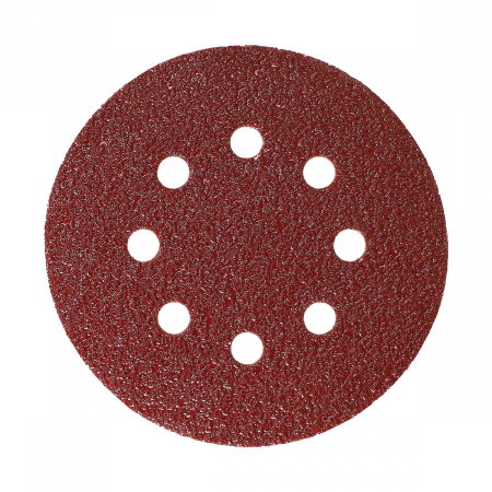 Promotii si oferte - Disc abraziv rosu, 125mm, 8 gauri, Grip, P120, 20 bucati/pachet, Mirka