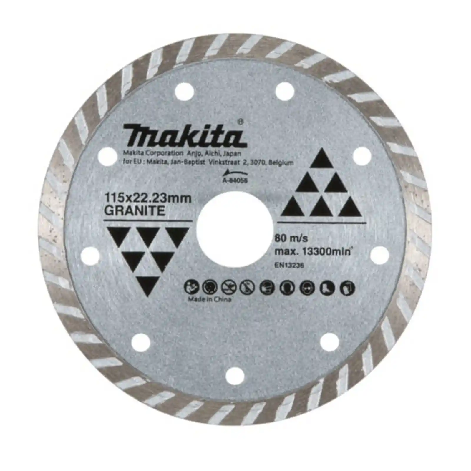Abrazive Makita - Disc diamantat, 115mm, GRANIT BETON MARMURa S.ONDULAT, Makita