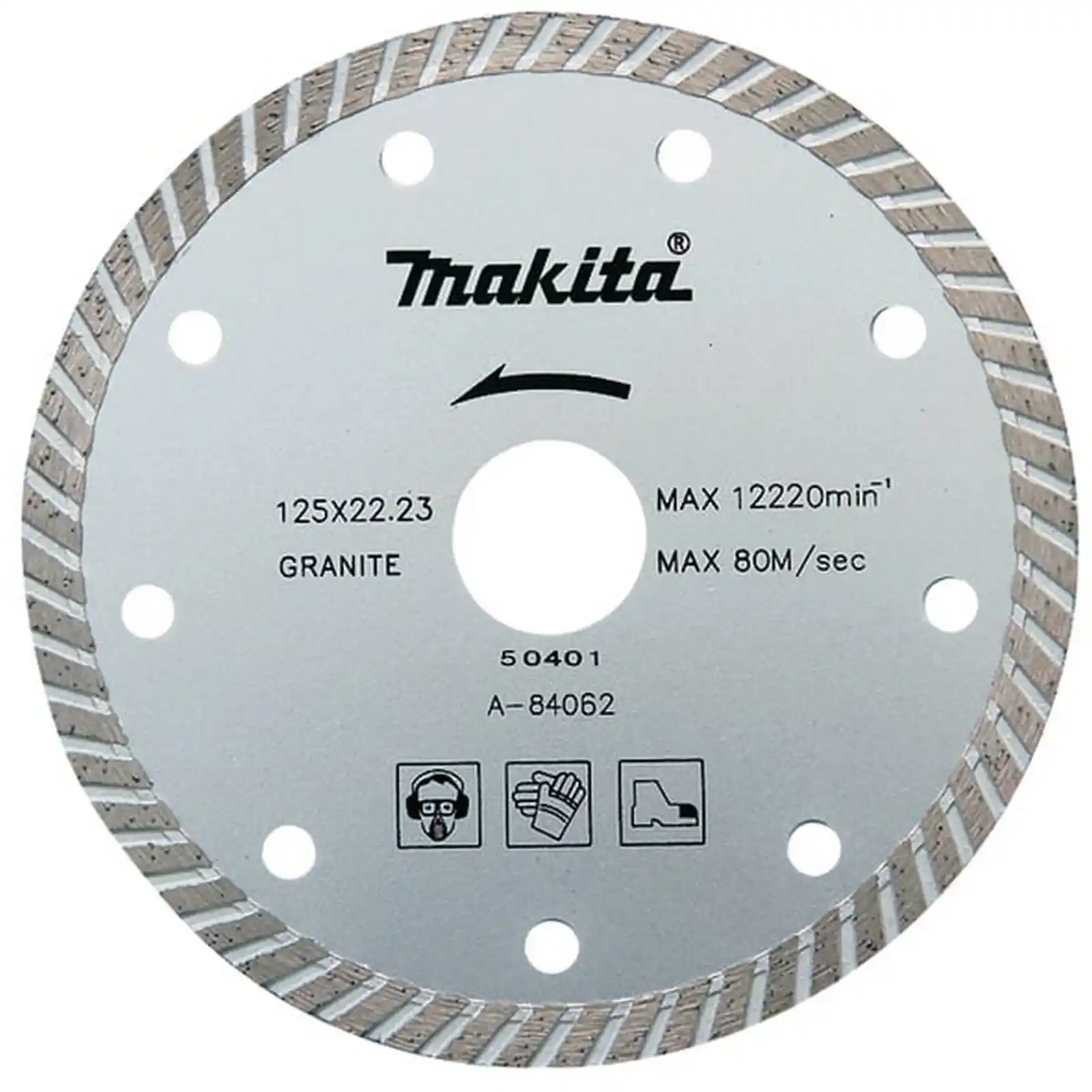 Abrazive Makita - Disc diamantat, 125mm, GRANIT BETON MARMURa S.ONDULAT, Makita
