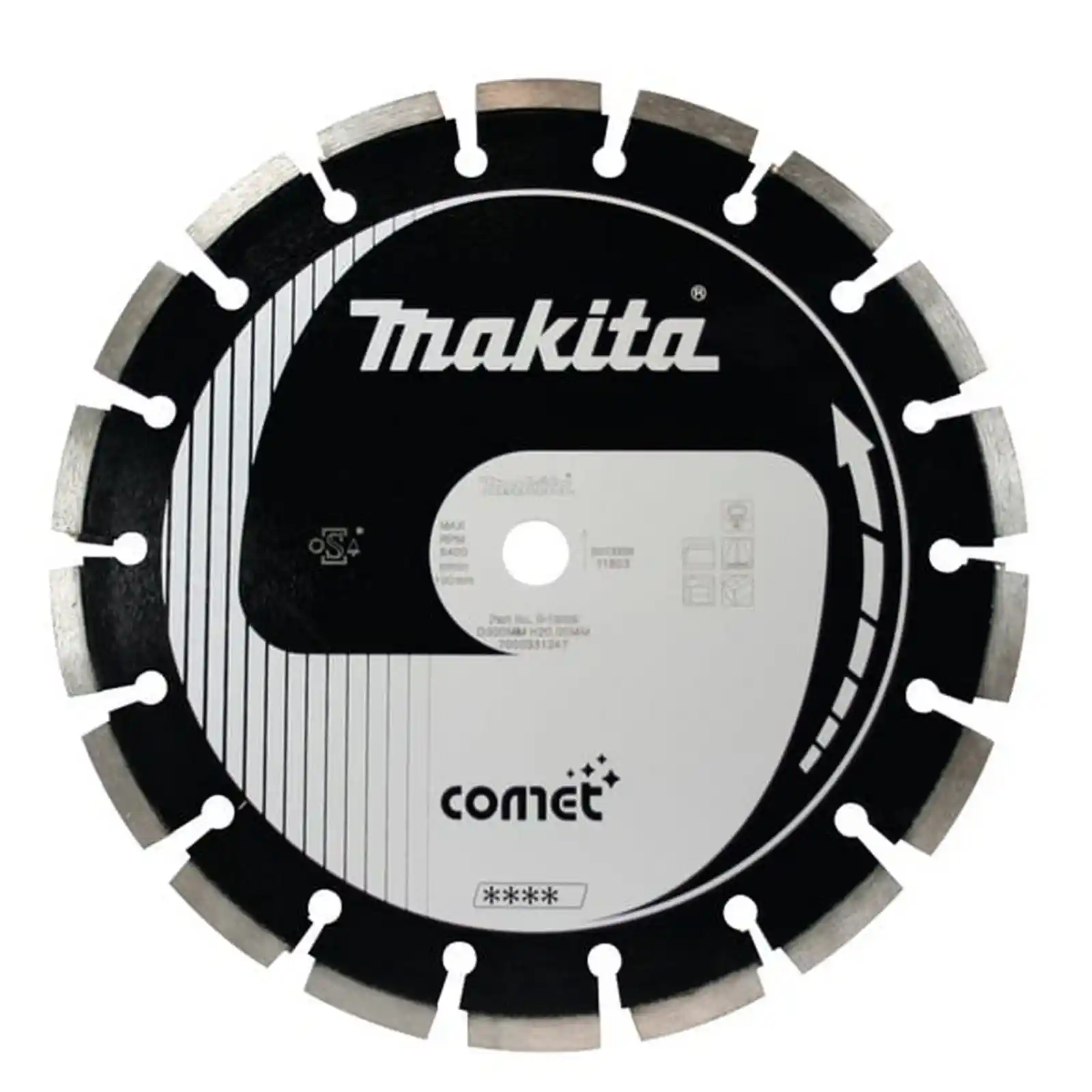 Accesorii Makita - Disc diamantat COMET ASPHALT 10mm, SEGM. 350X25.4mm, Makita