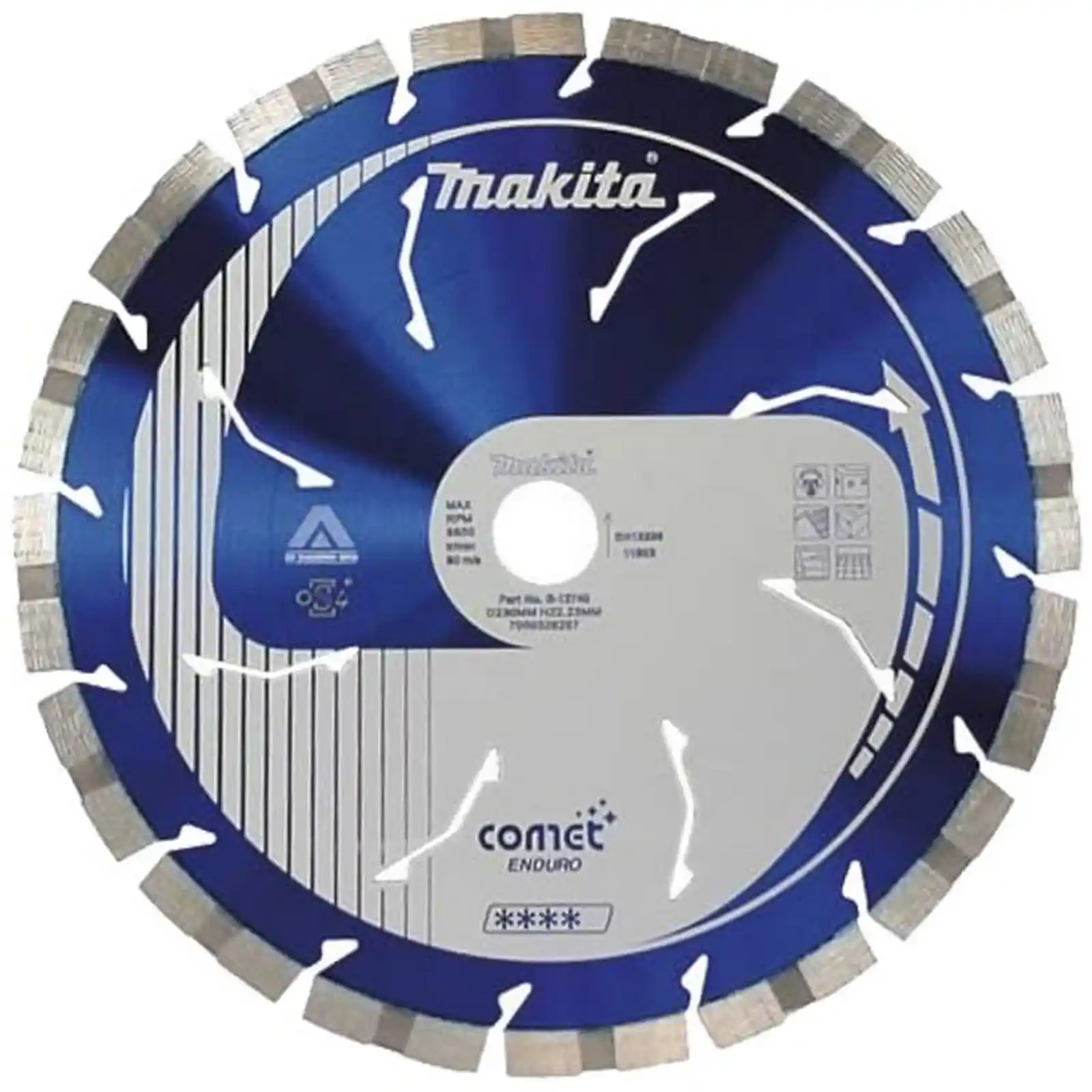 Discuri si accesorii polizoare Makita - DISC DIAMANTAT COMET ENDURO 10MM X300mmX, Makita