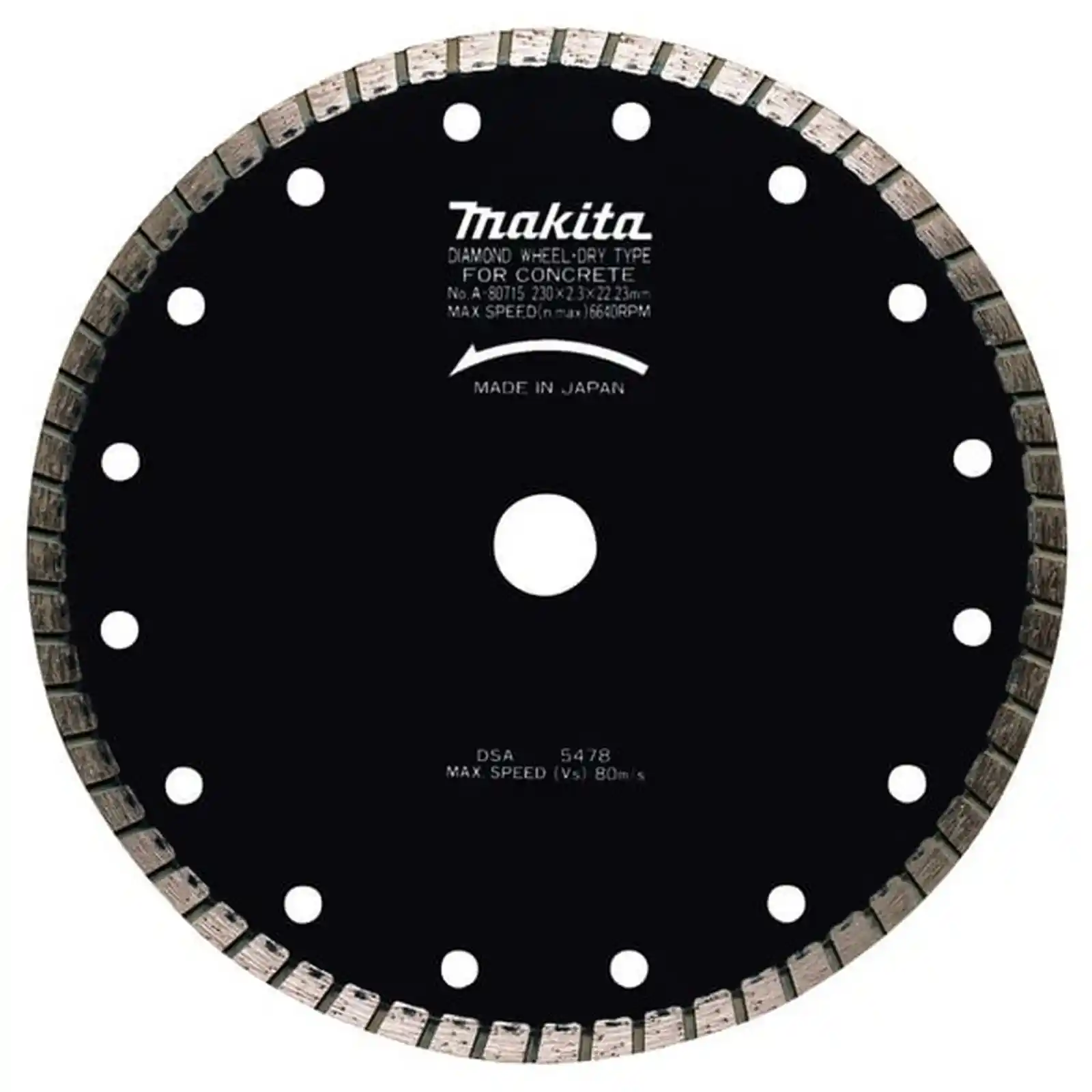 Abrazive debitare taiere diamantata - Disc diamantat ONDULAT, 150X22.23X7X2.4, Makita