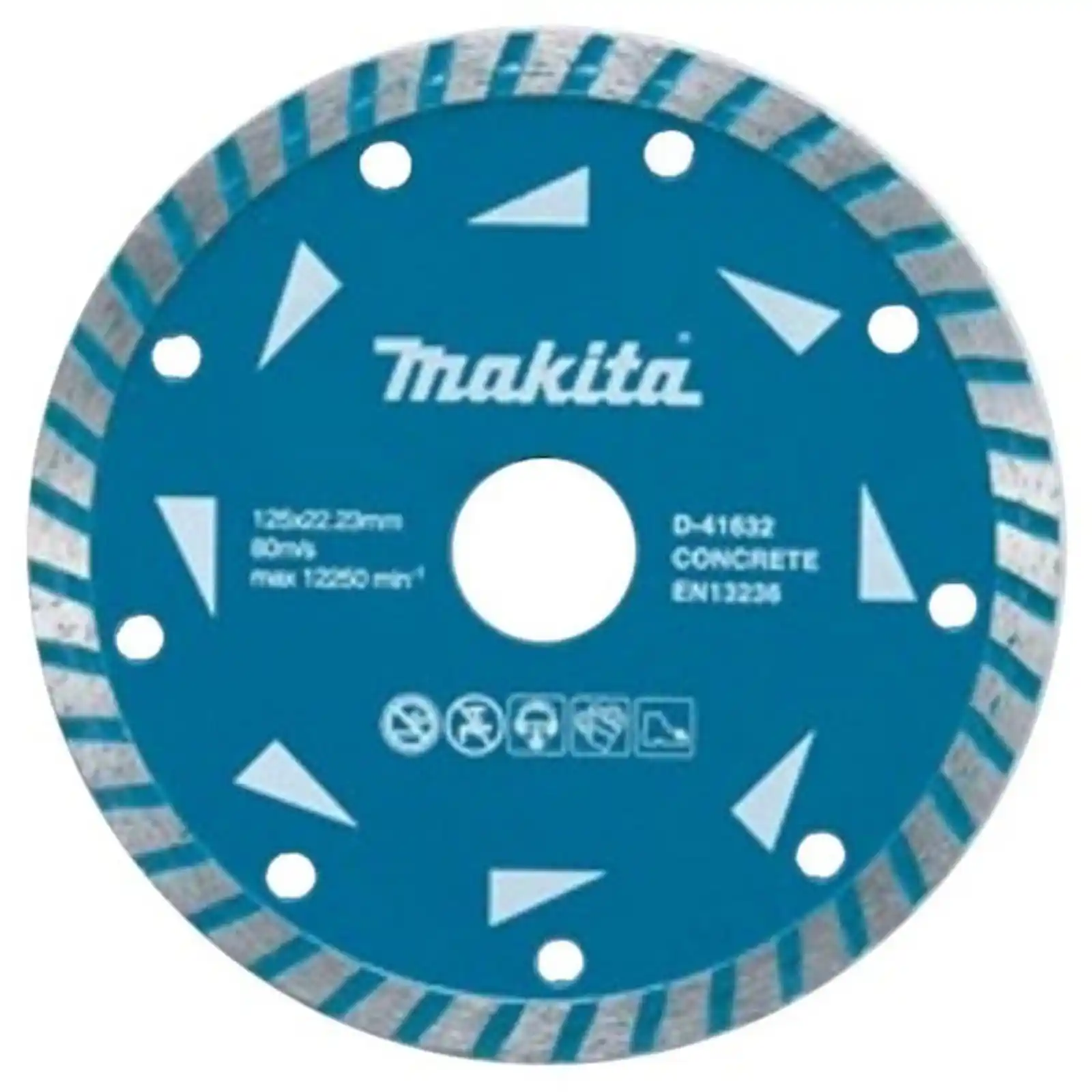 Abrazive debitare taiere diamantata - Disc diamantat ONDULAT/BETON, 125X22X7, Makita