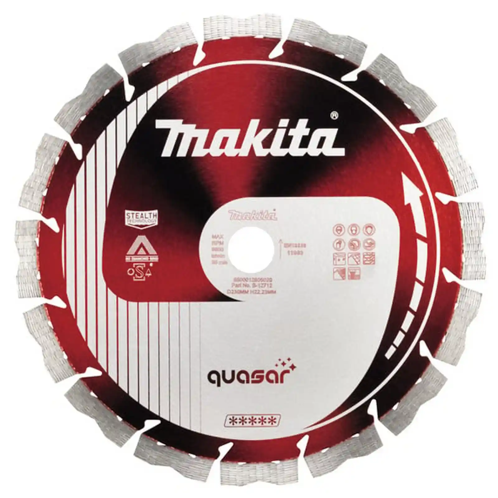 Accesorii Makita - Disc diamantat QUASAR 3DDG, 350X25.4X12, Makita