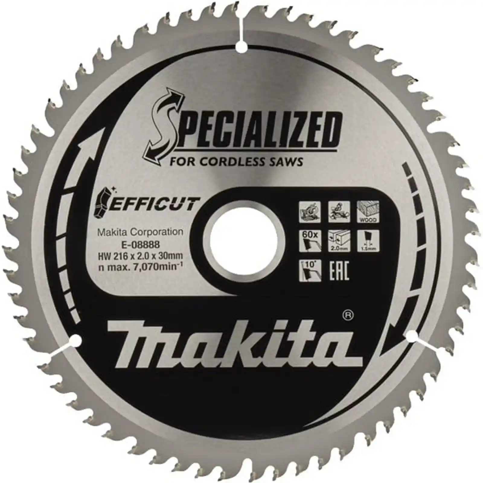 Accesorii Makita - DISC EFFICUT TCT 216X 30X 60T, Makita
