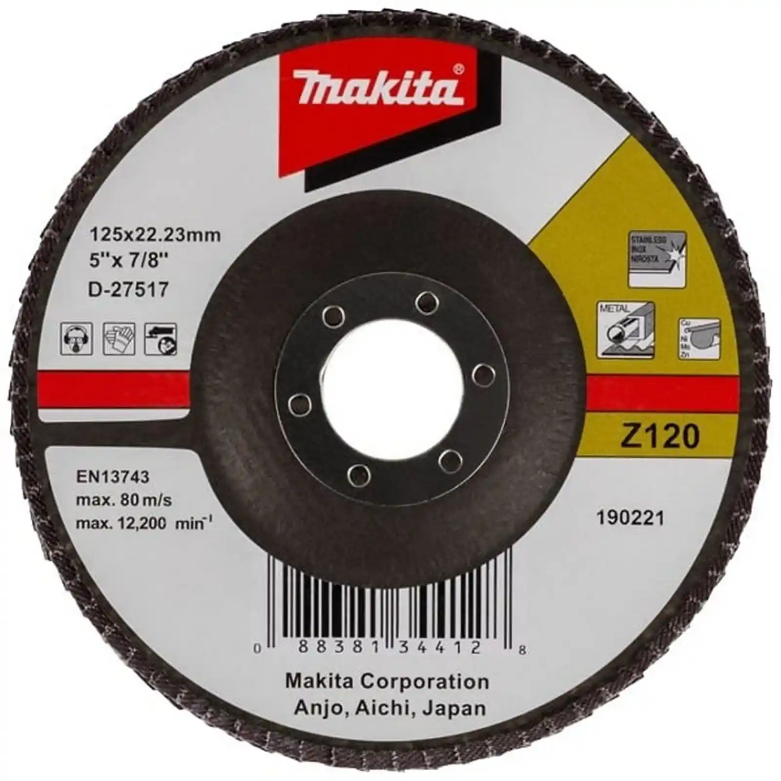 Accesorii Makita - DISC EVANTAI 125 Z120, Makita