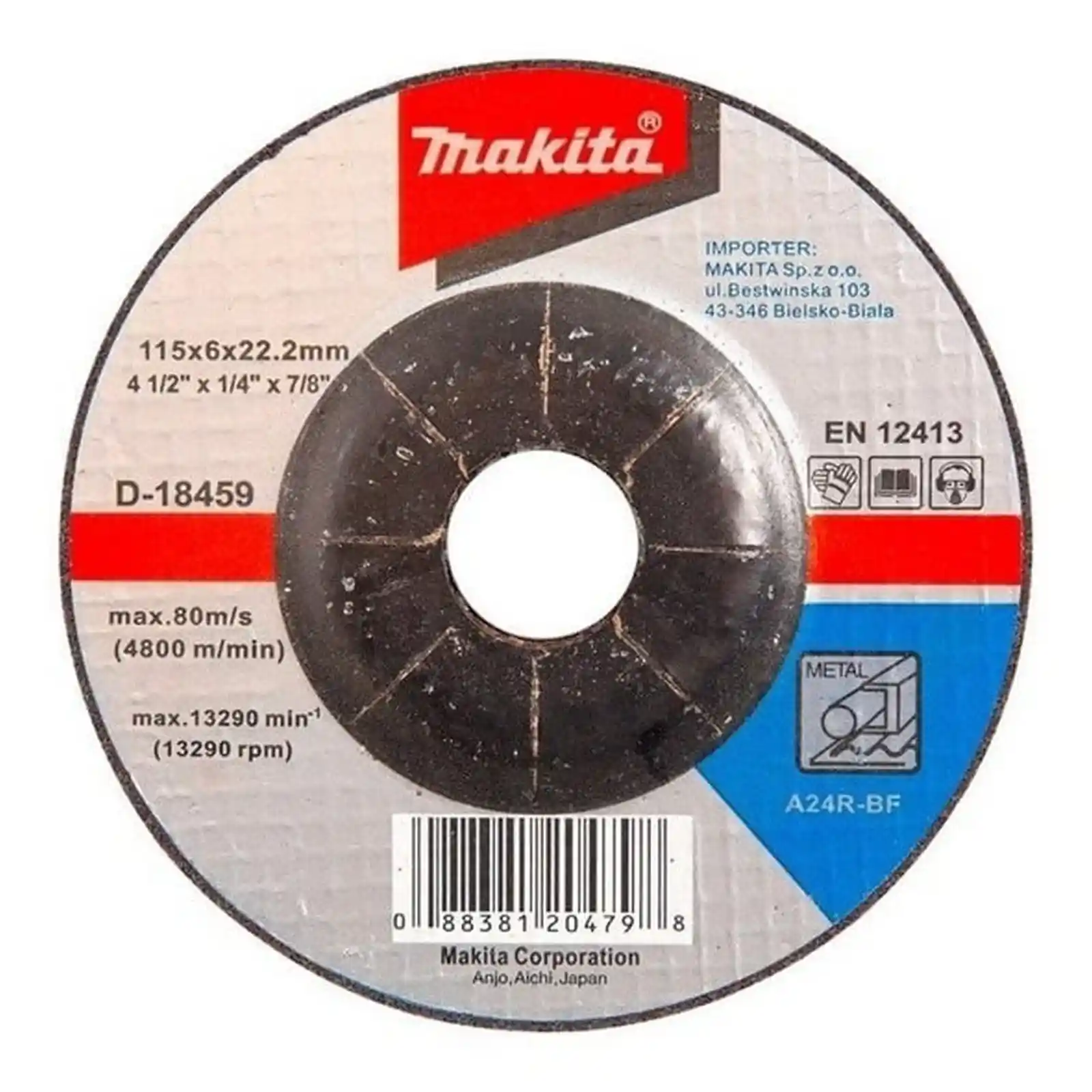 Abrazive Makita - Disc pentru degrosare 115x6x22, 23mm, Makita