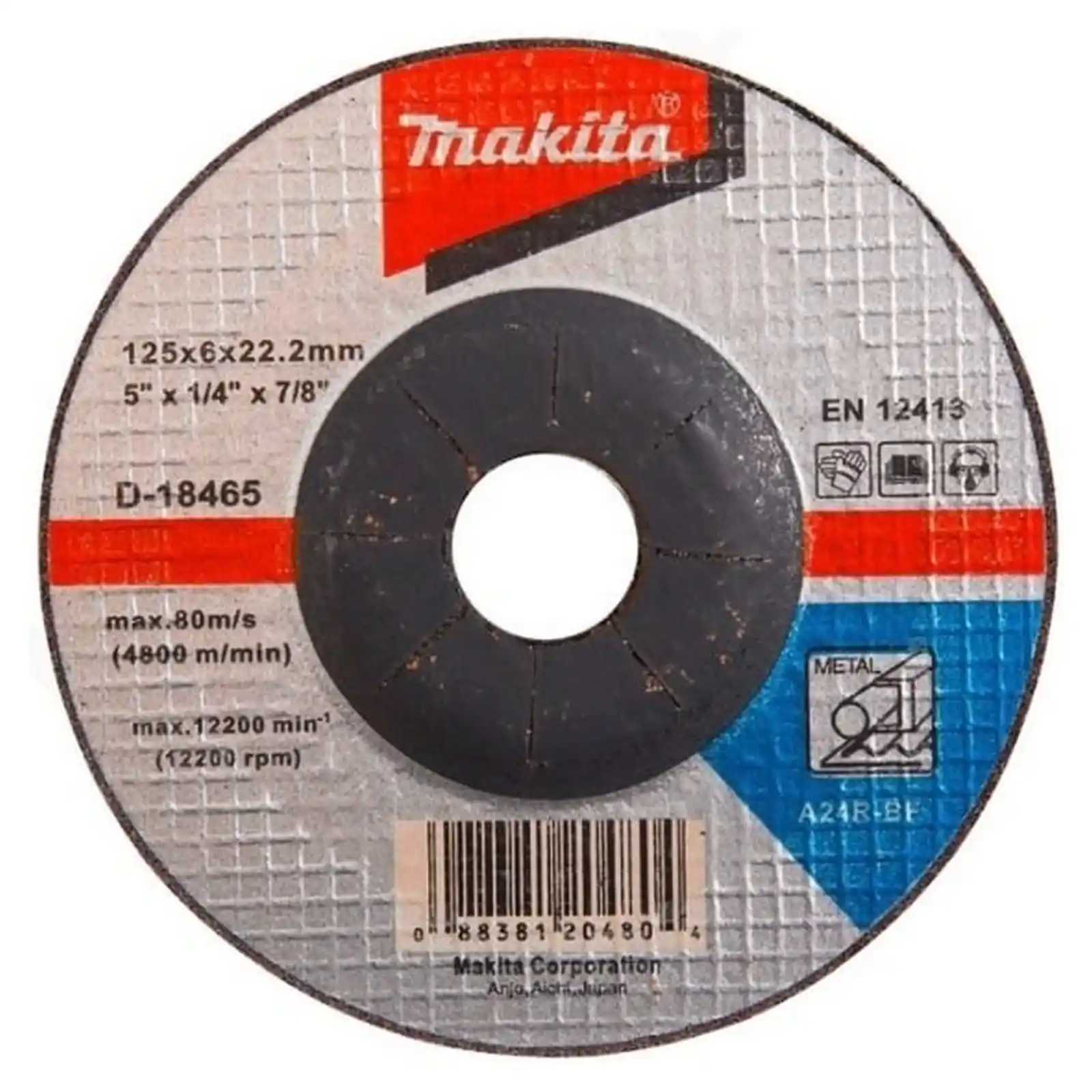 Abrazive Makita - Disc slefuire METAL, 125X6, Makita