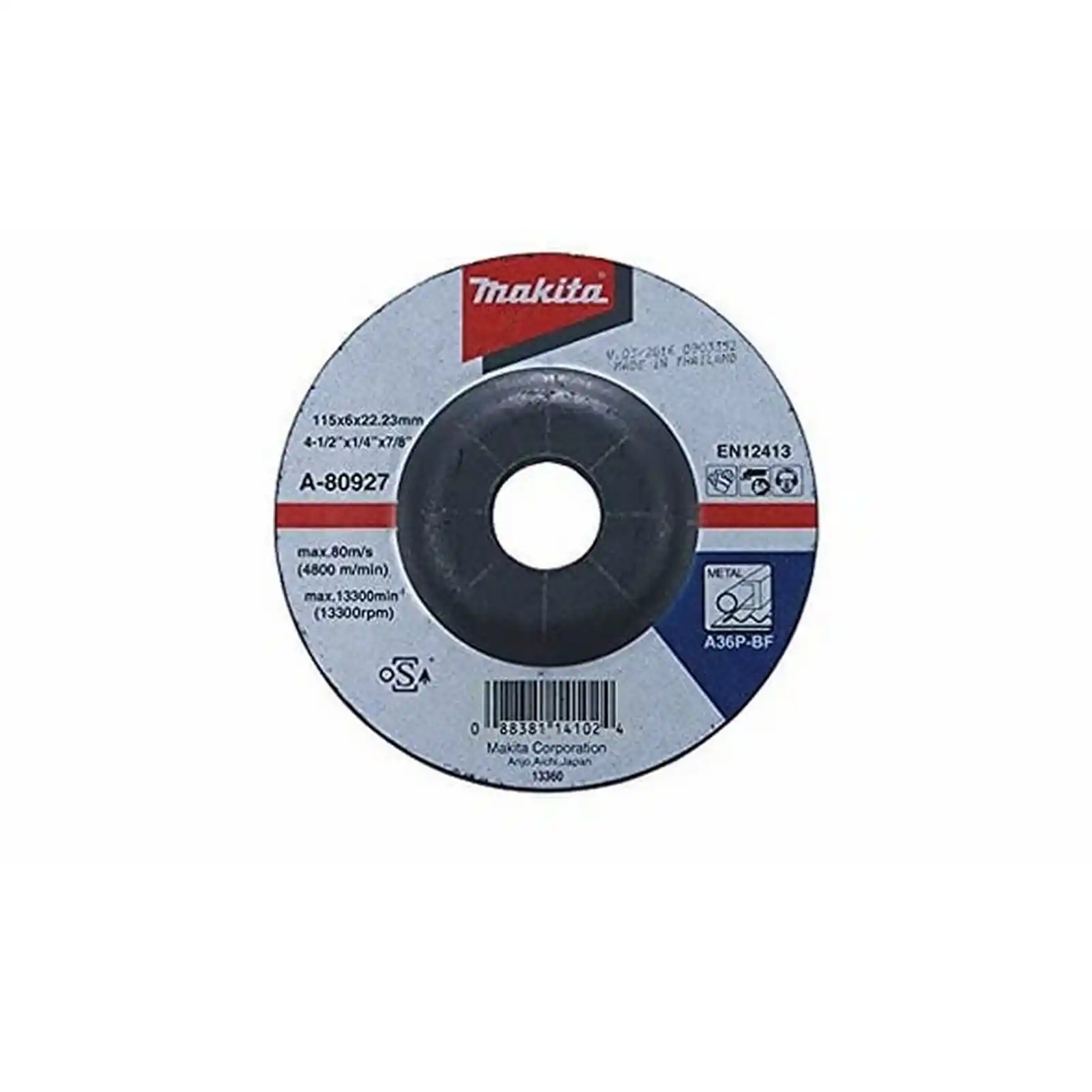 Abrazive Makita - Disc slefuire OTEL, 115X6X22.23, Makita